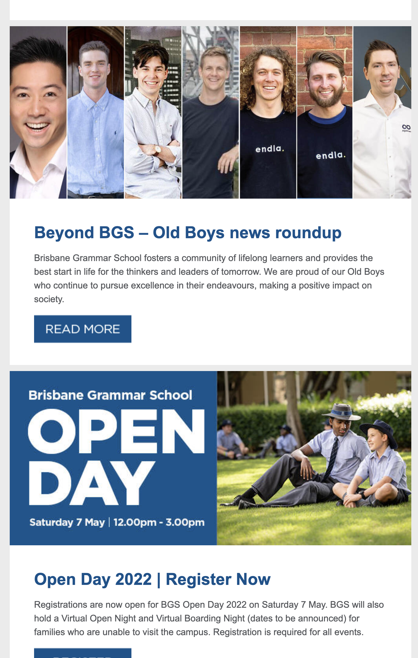Journey – for future BGS families