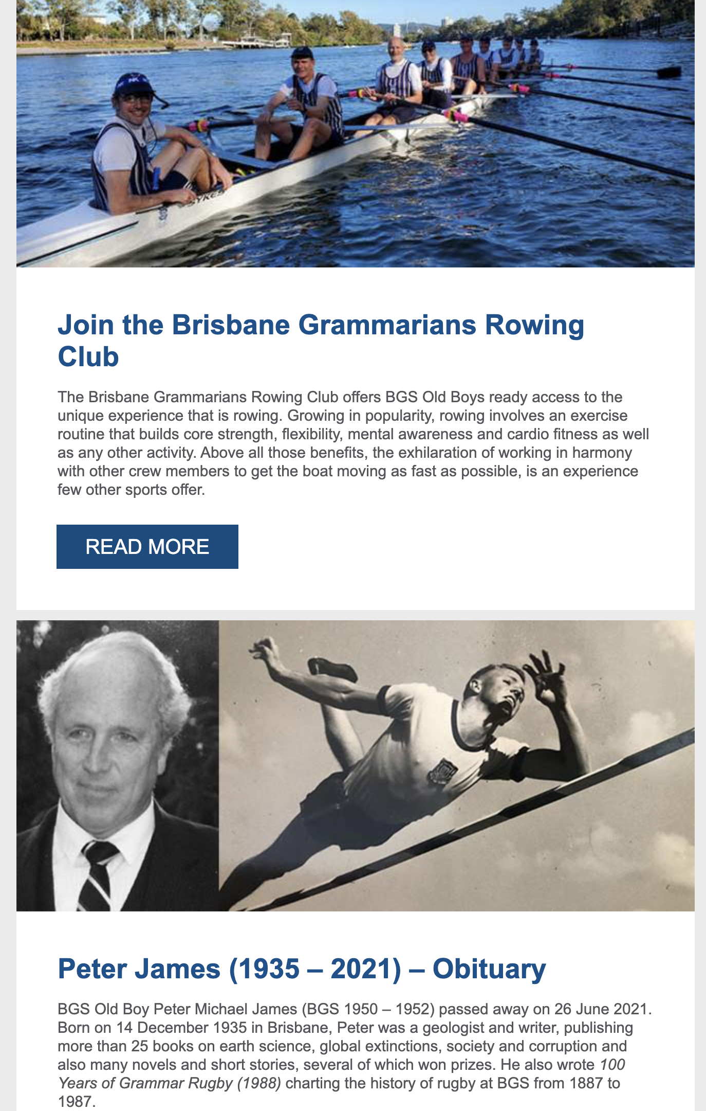 The Grammarian – for BGS Old Boys