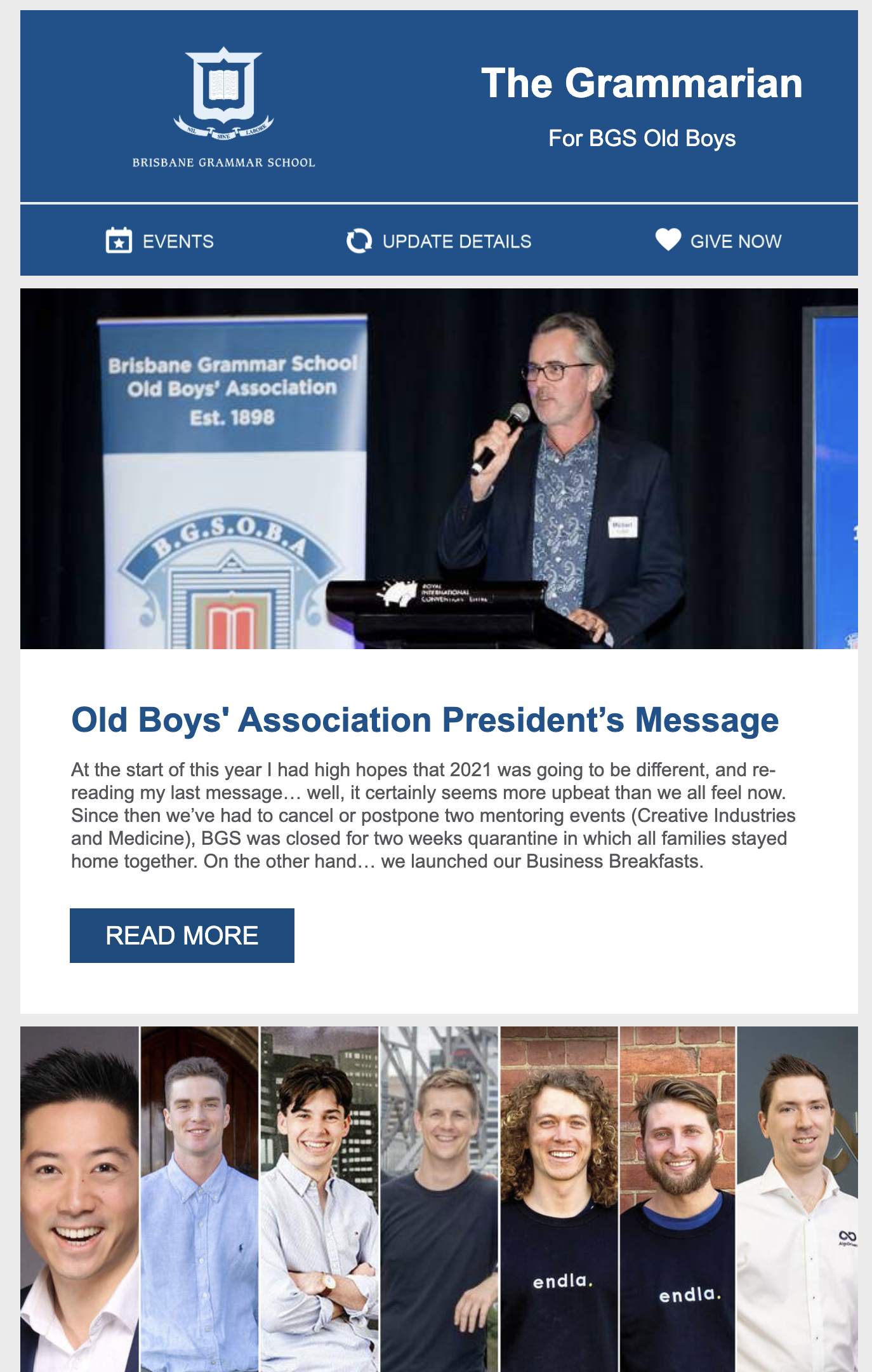 The Grammarian – for BGS Old Boys