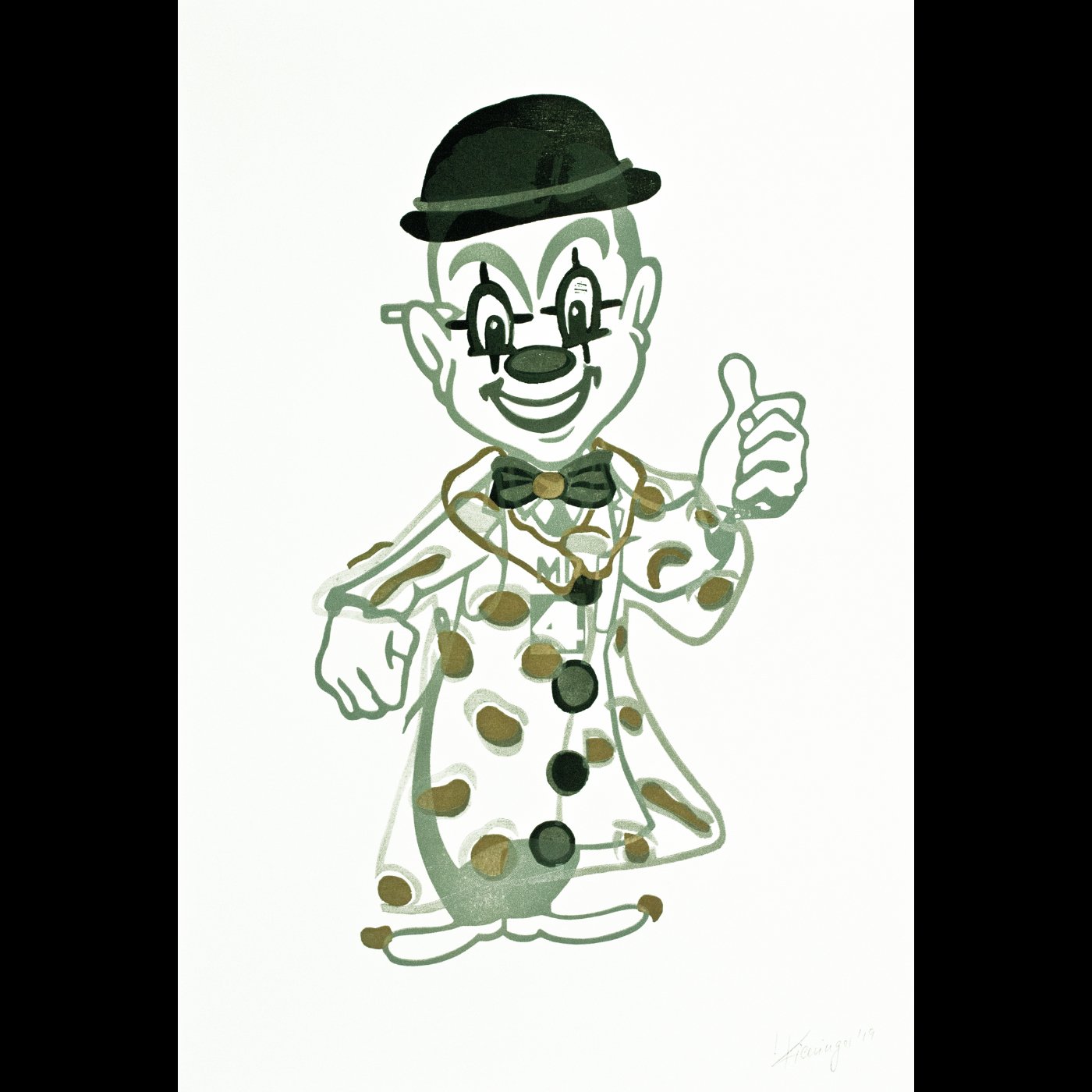 JEK_Mr 4Square as a clown_BW_BL.jpg