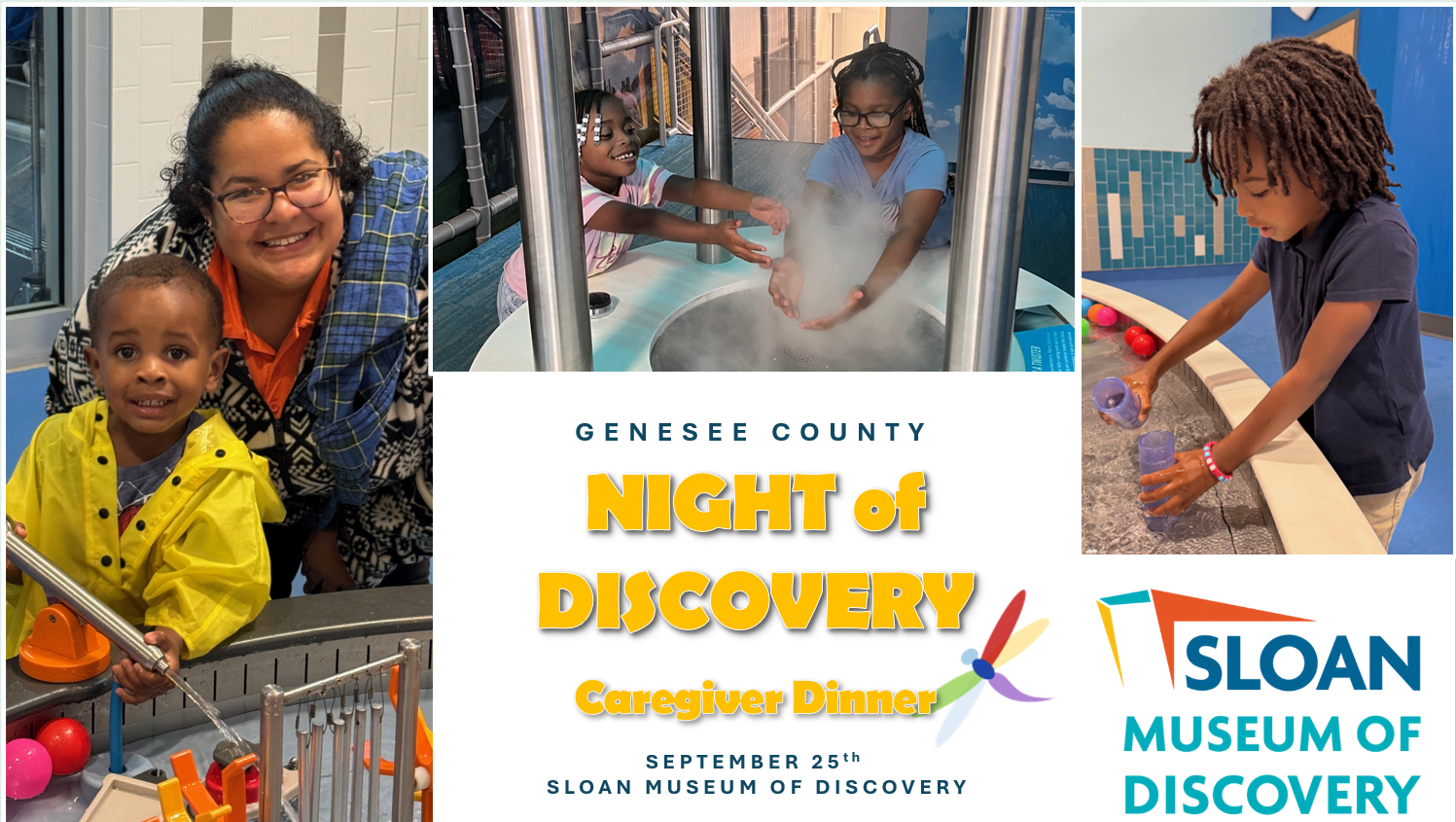 SEPTEMBER: Caregiver Dinner  Genesee County Night of Discovery