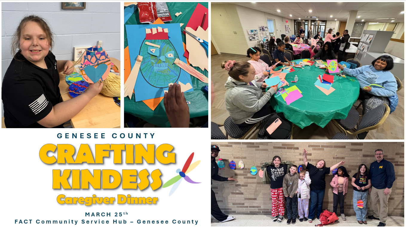 MARCH: Crafting Kindness Genesee County Caregiver Dinner