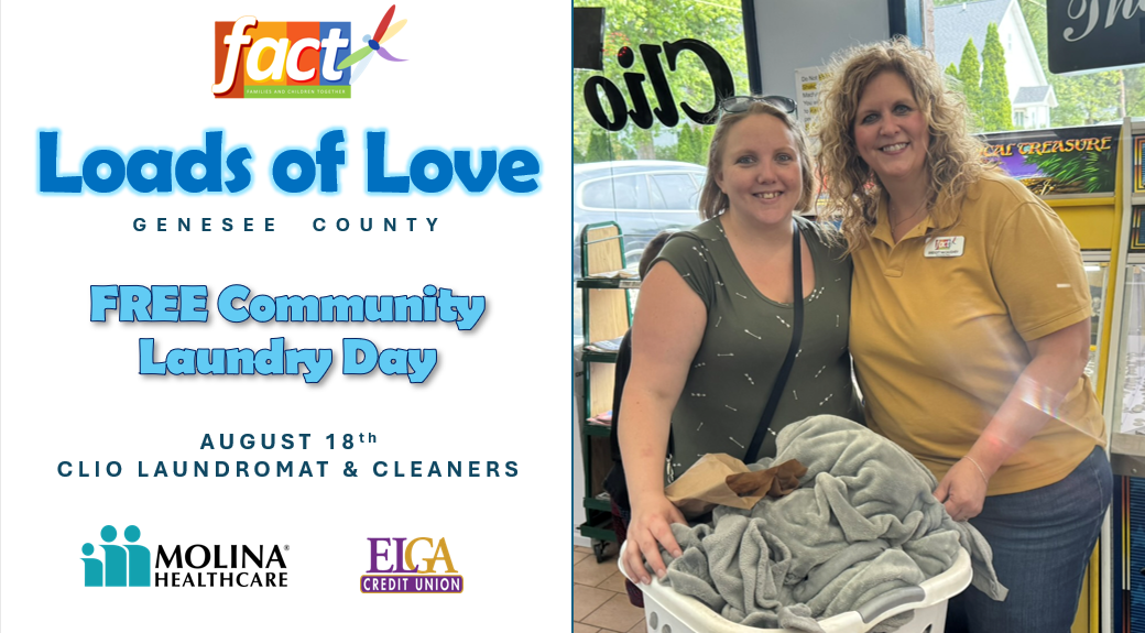 AUGUST 18th: Loads of Love Visits Clio for August Community Laundry Day