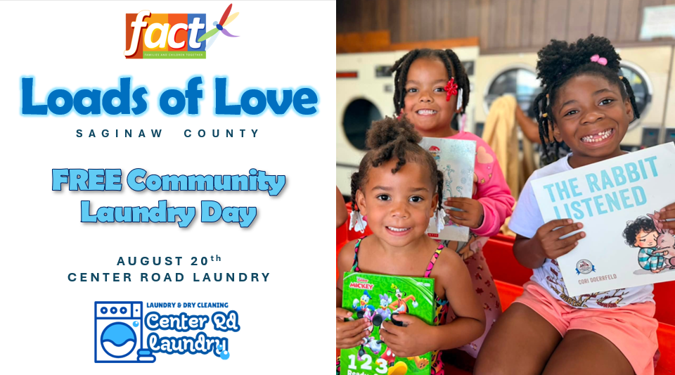 AUGUST 20th: Loads of Love Visits Center Road Laundry in Saginaw County