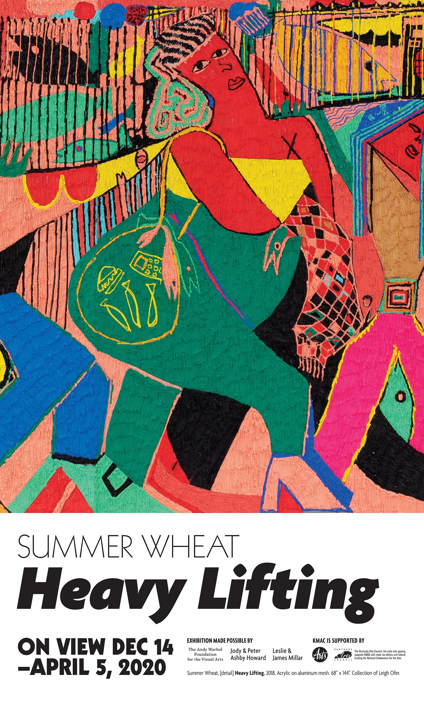 window vinyl for Summer Wheat exhibition