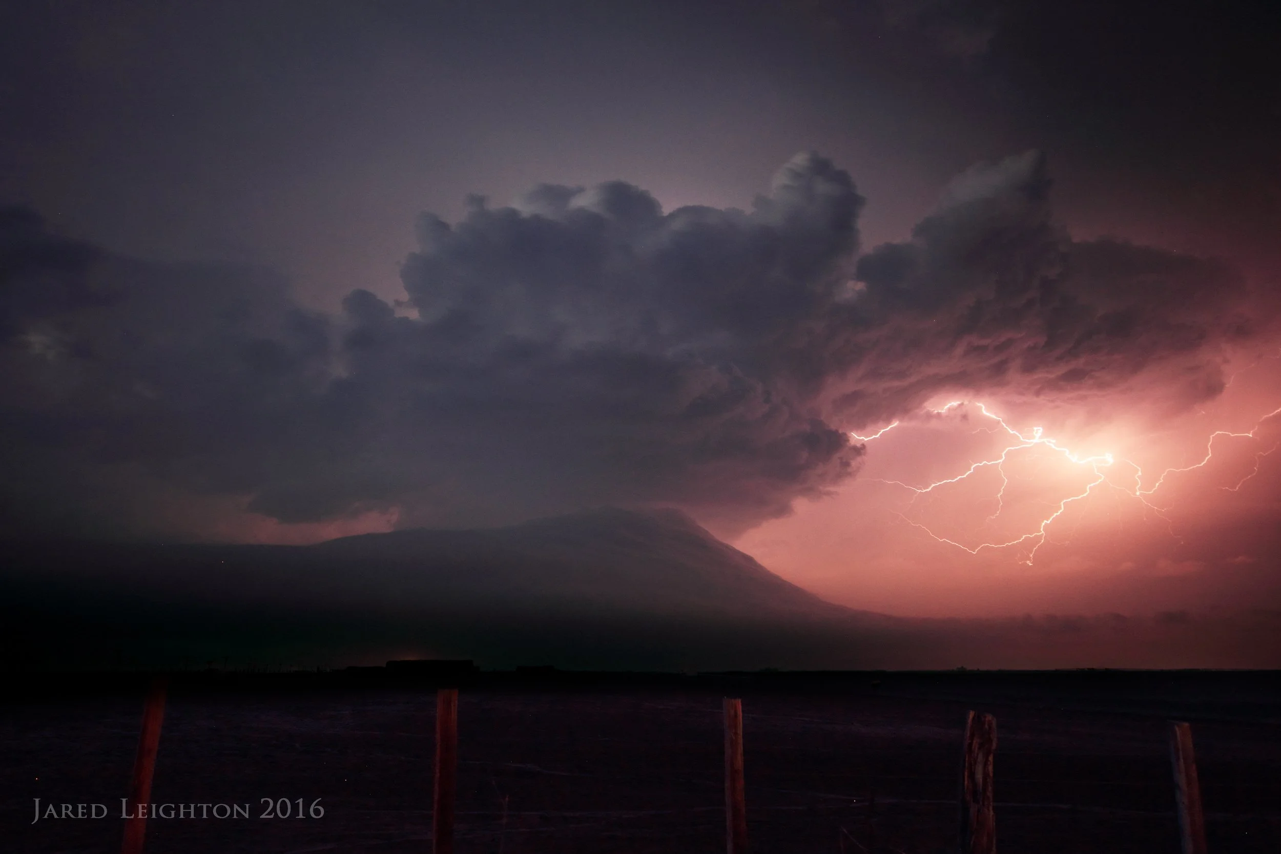 Supercell north of Garden City, Kansas