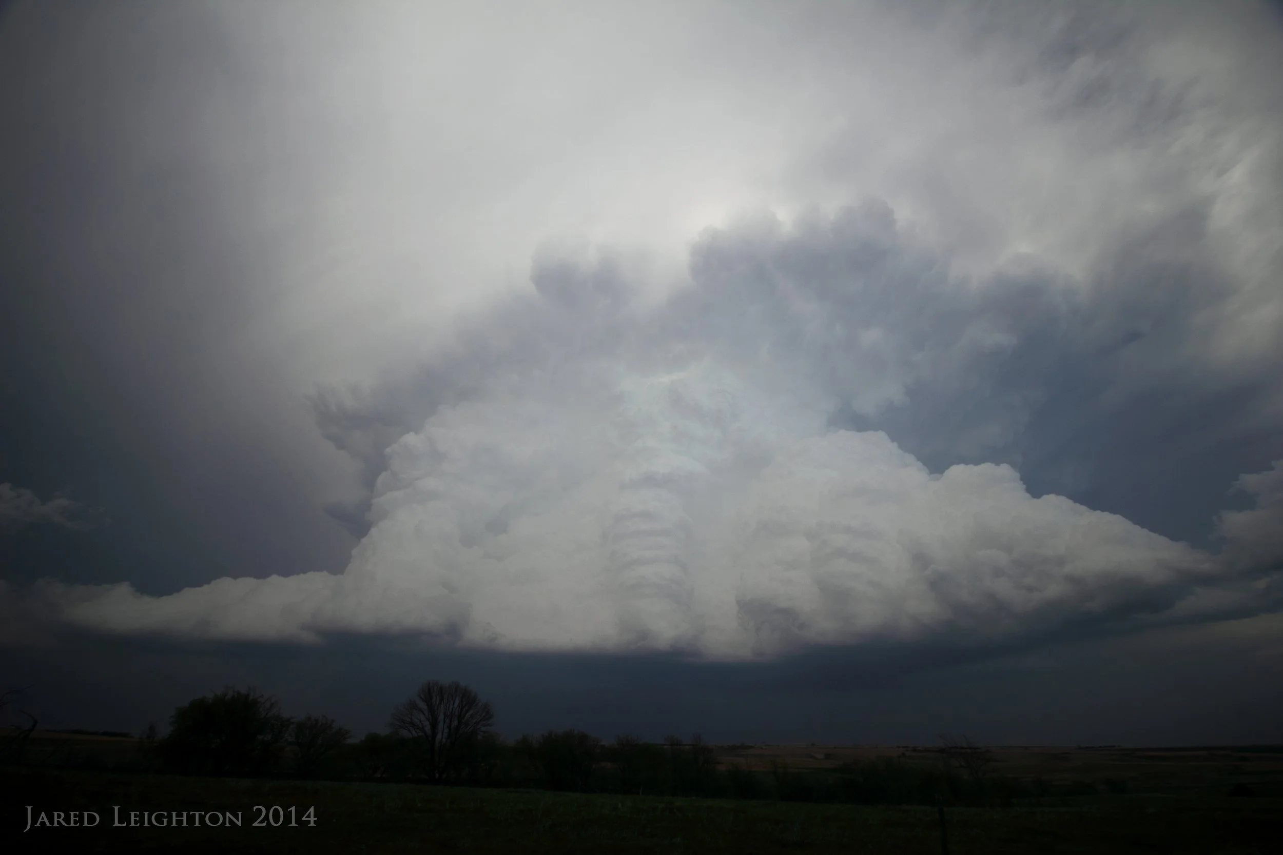 Beautiful supercell near Lexington, Nebraska