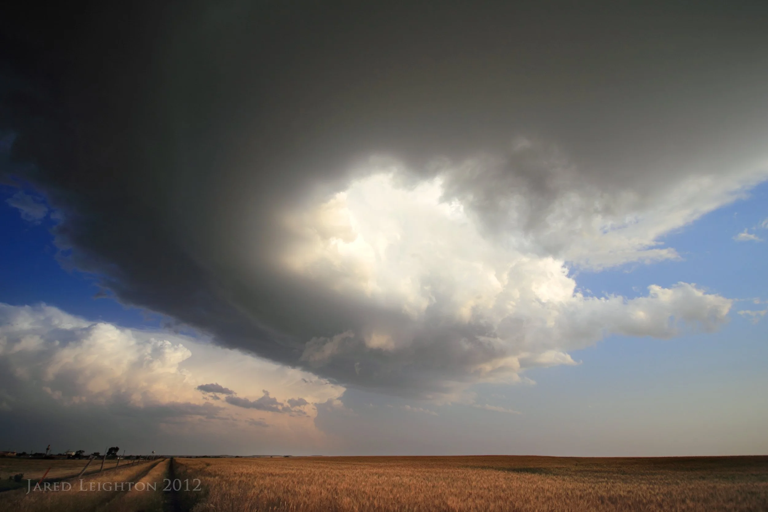 An LP storm formed near Ellis, Kansas
