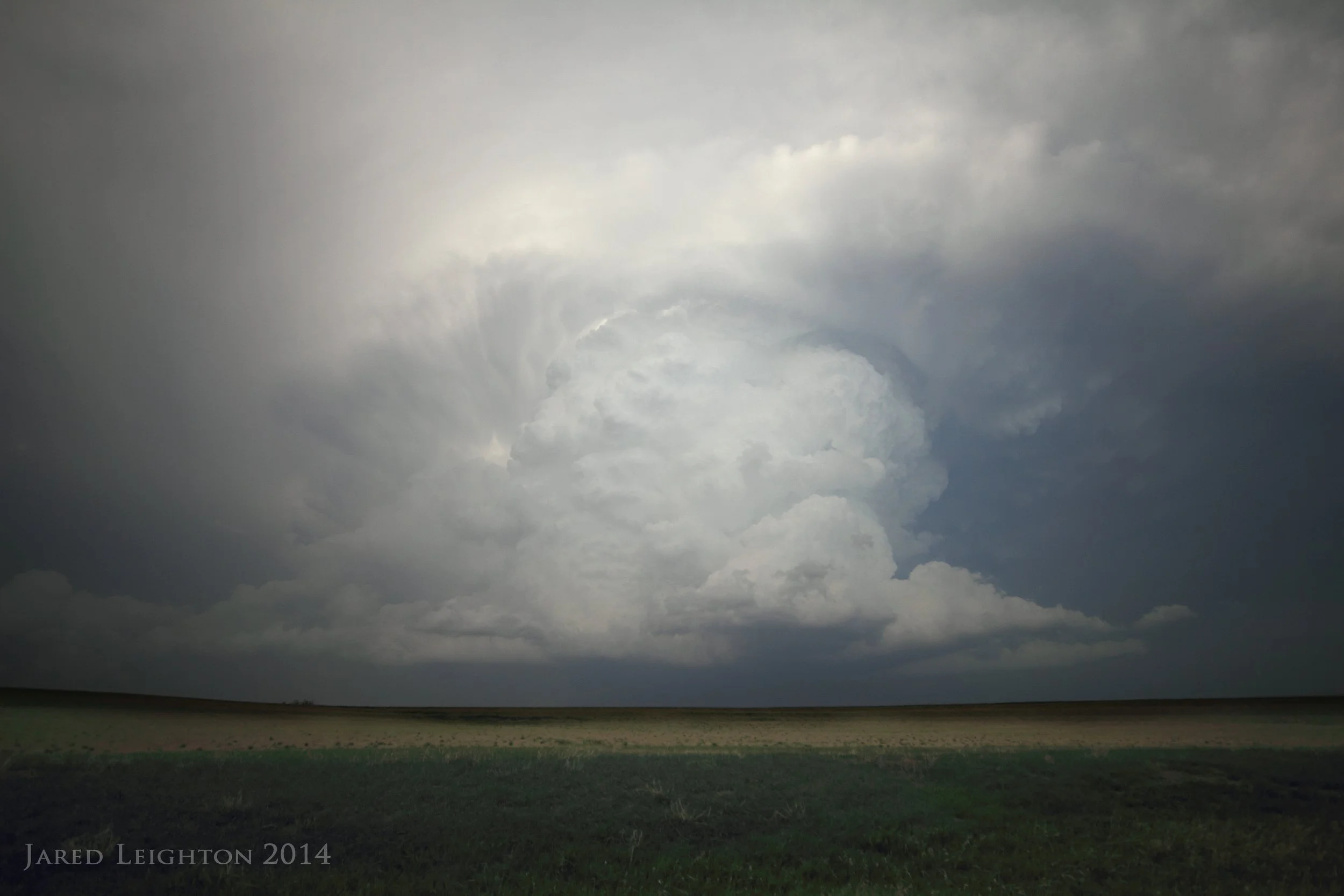Beautiful supercell near Lexington, Nebraska