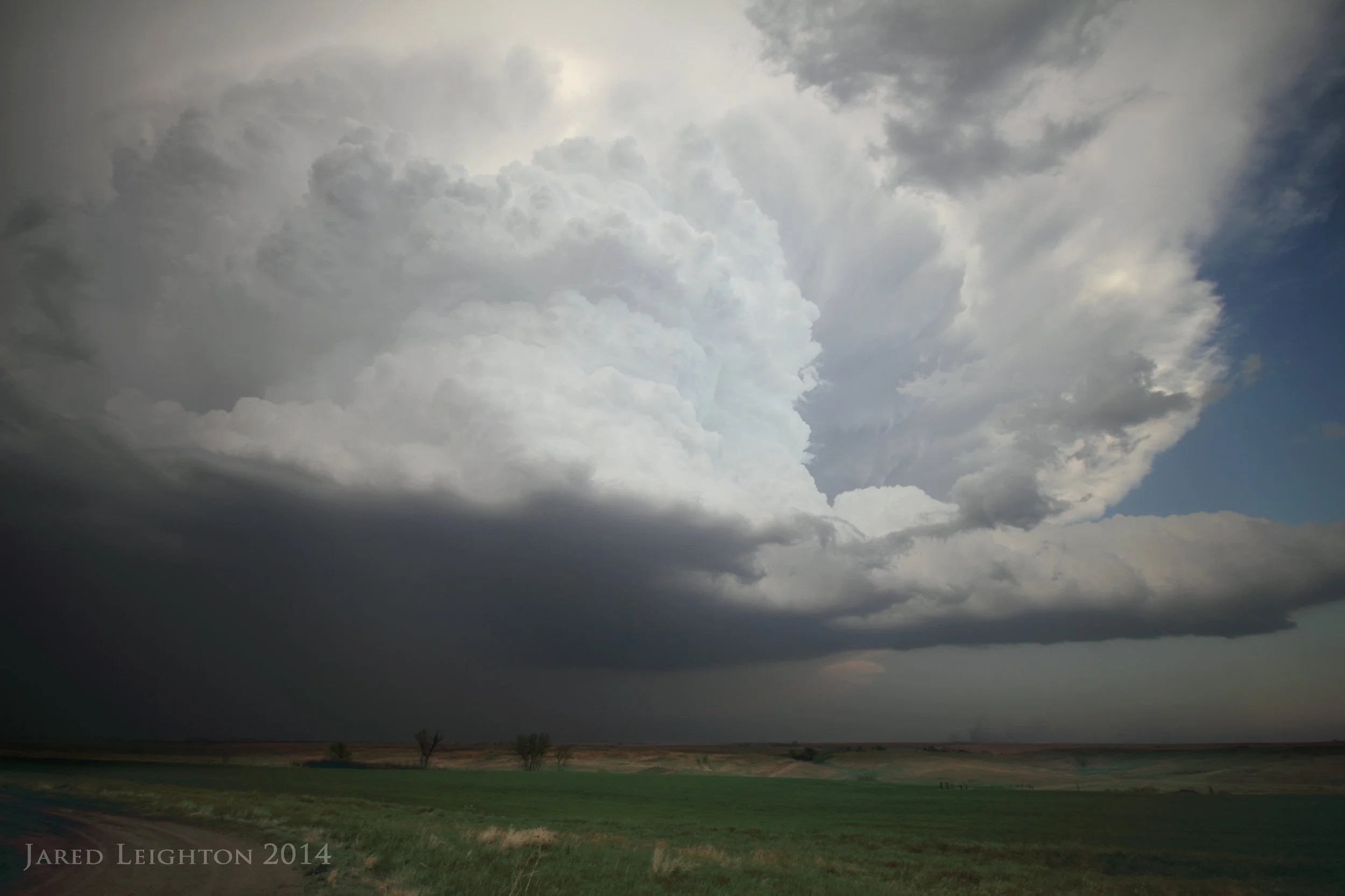 Beautiful Supercell in rural Nebraska, southwest of Lexington