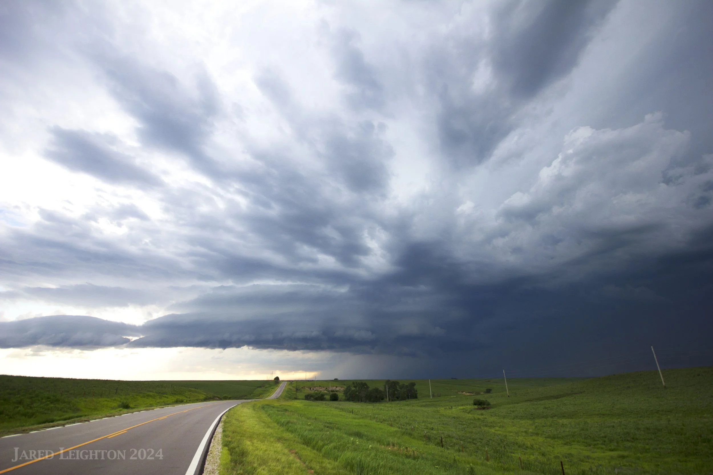 Developing supercell near Alta Vista, Kansas