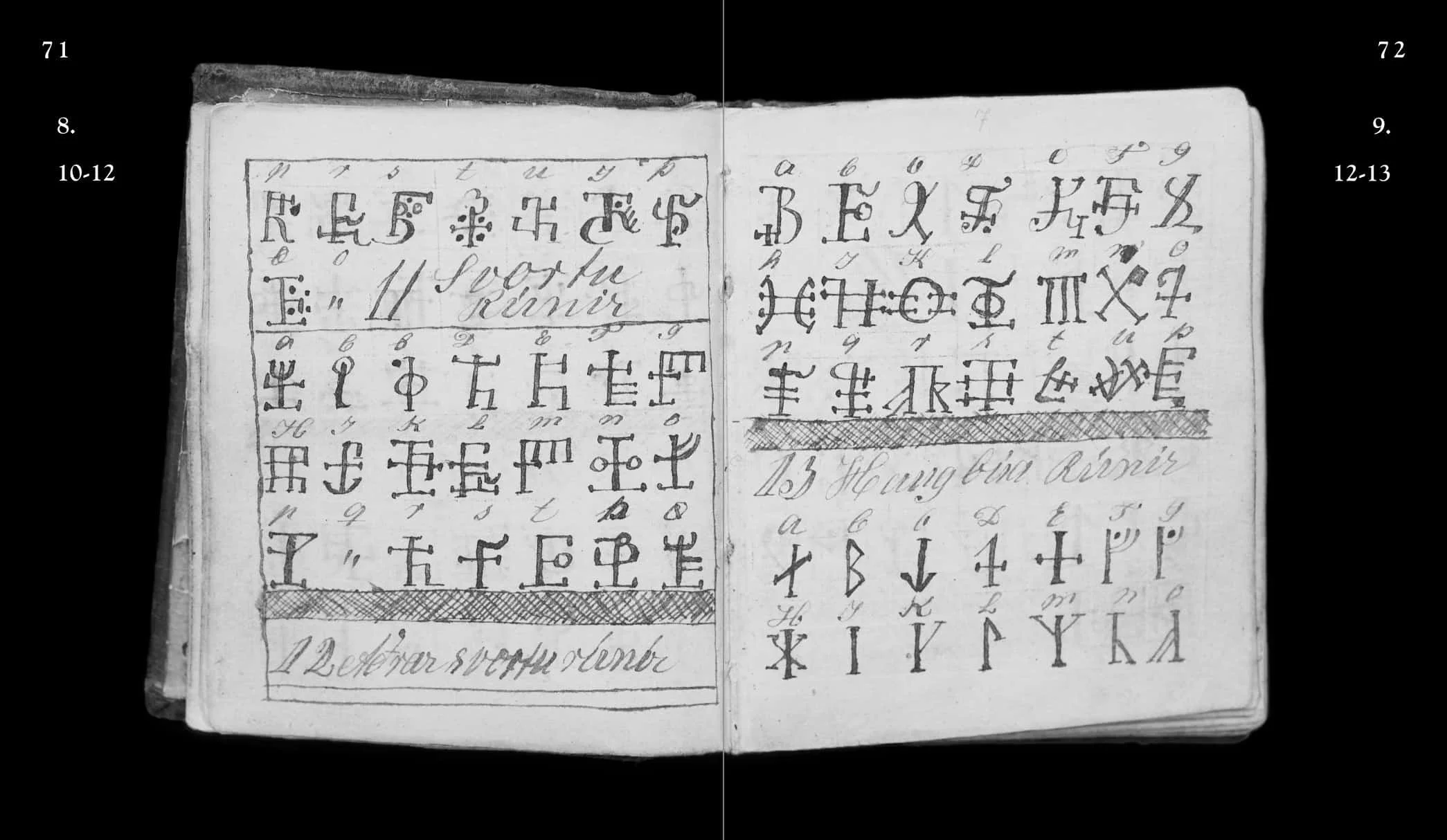 Two pages from "Hexekver"