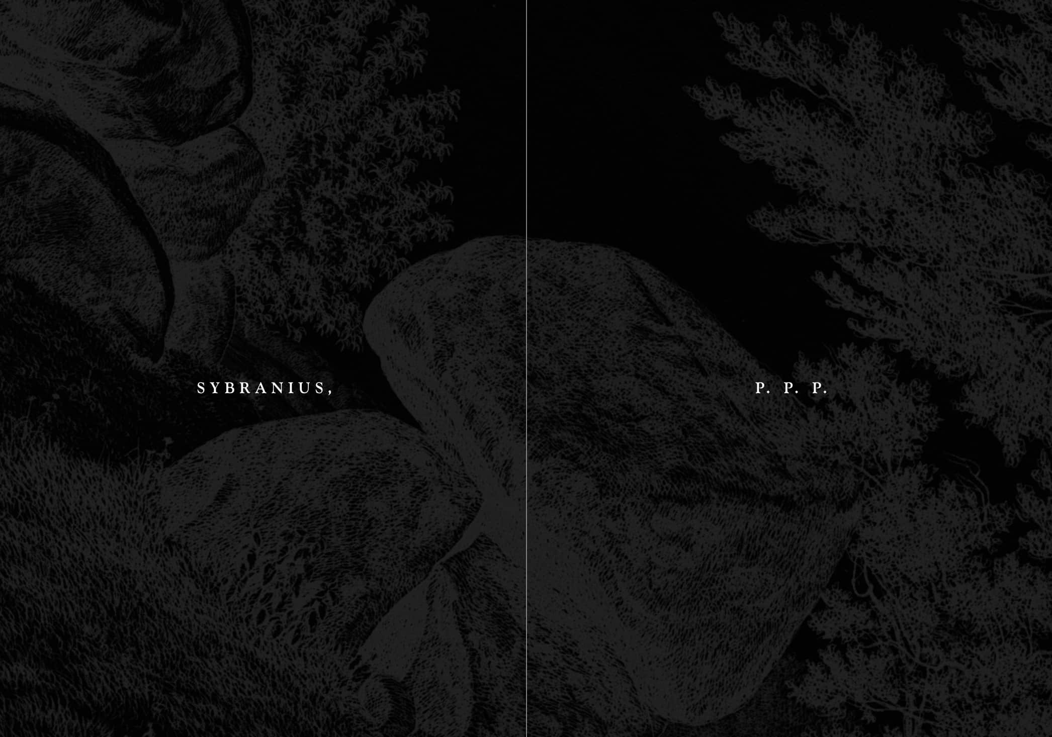 Two pages from Sybrianus, P. P. P.