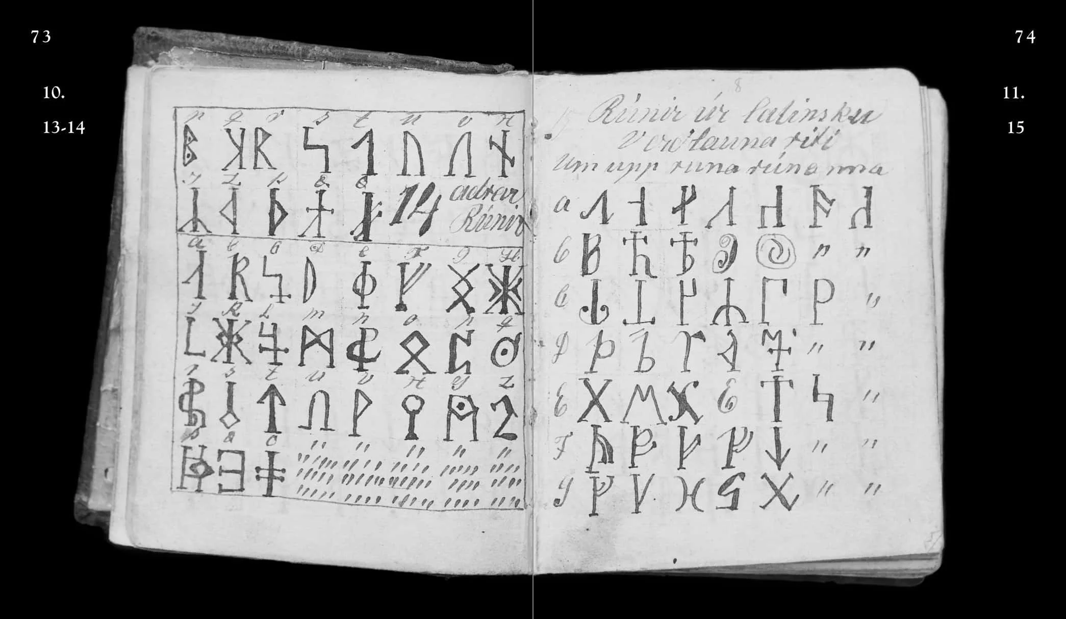 Two pages from "Hexekver"