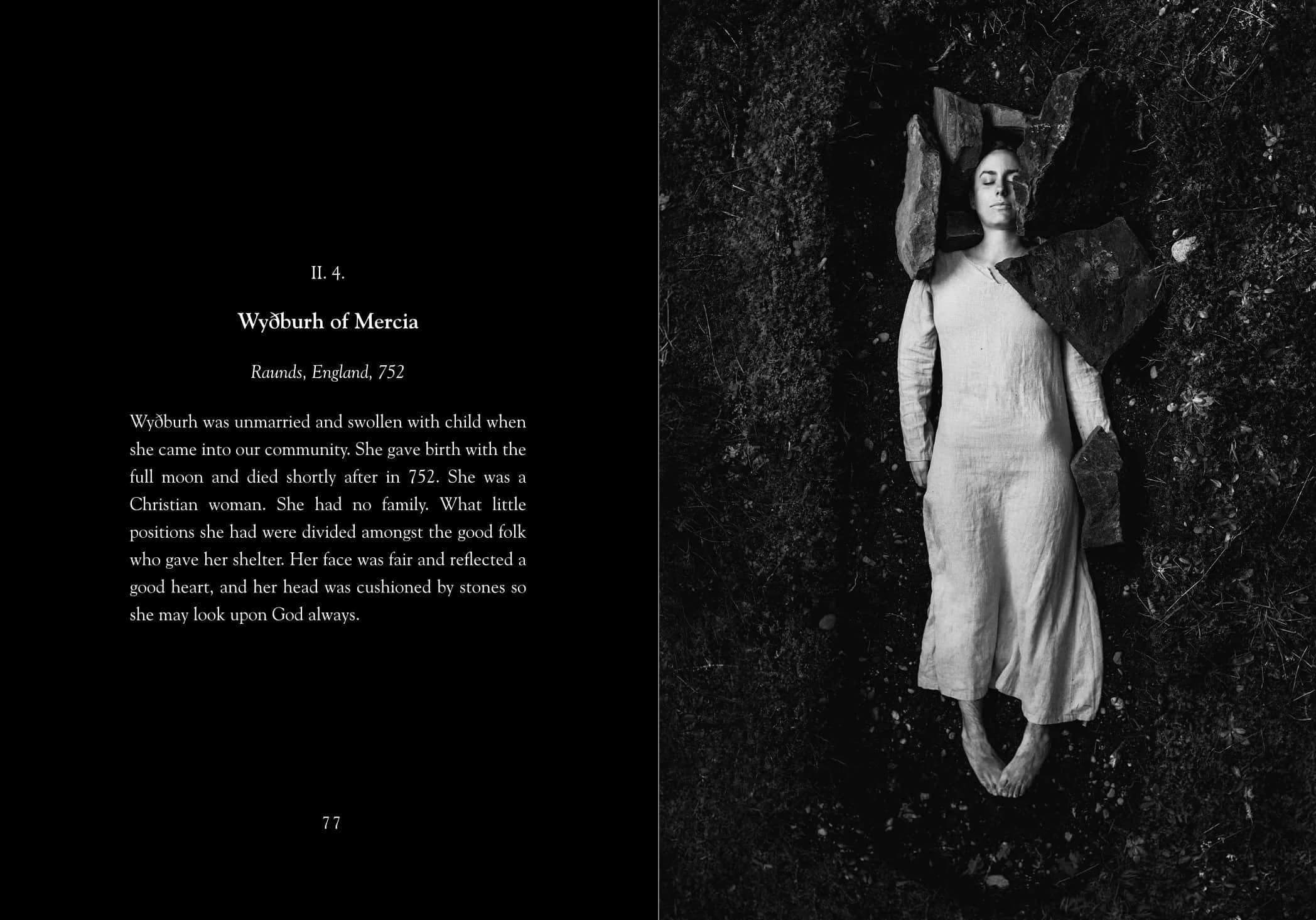 Two pages from "Earth Wounds"