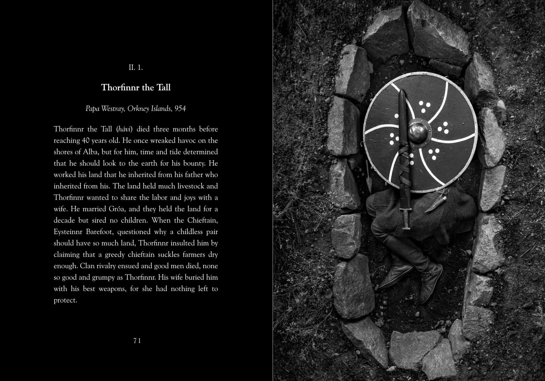 Two pages from "Earth Wounds"