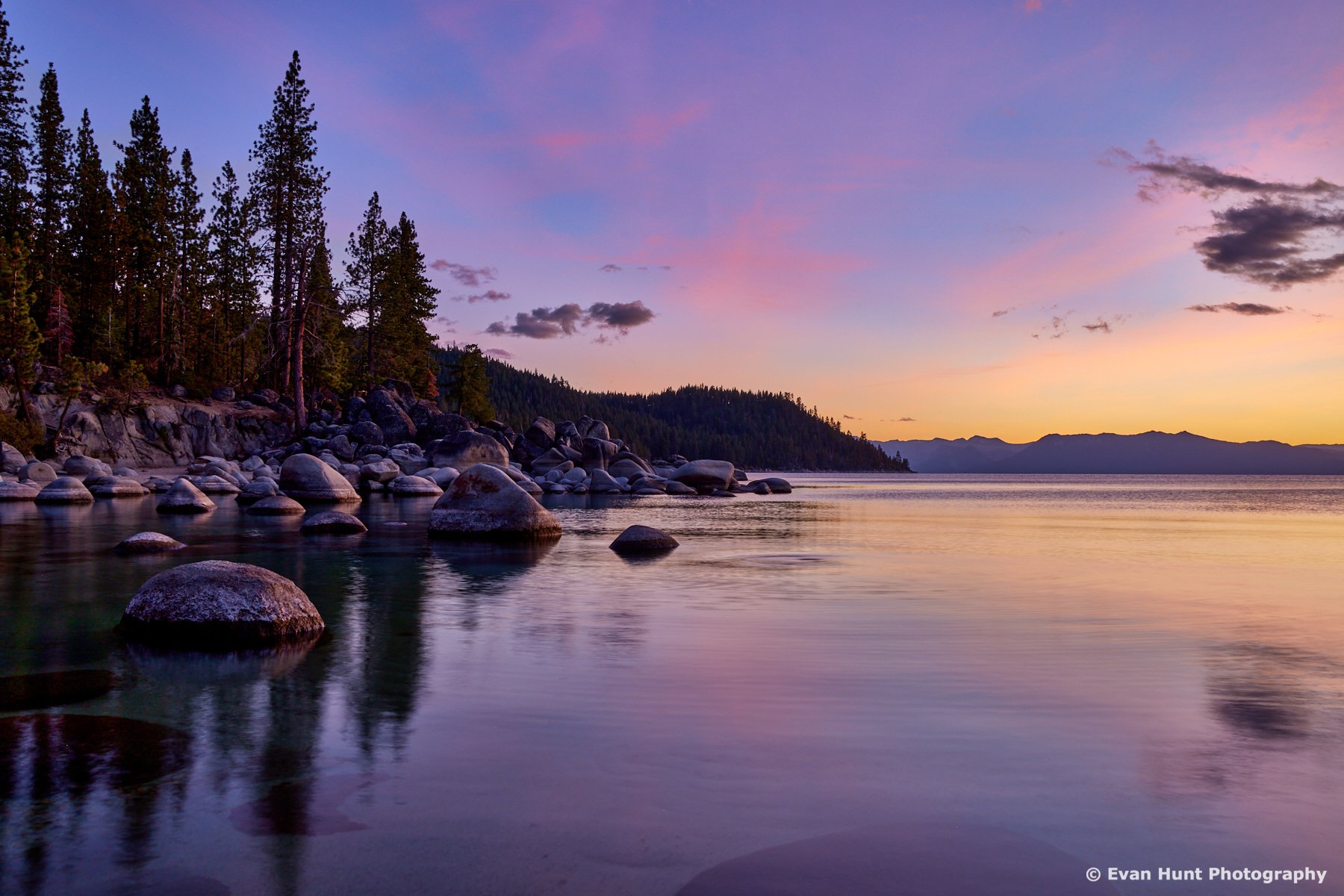 Sunset at Secret Cove