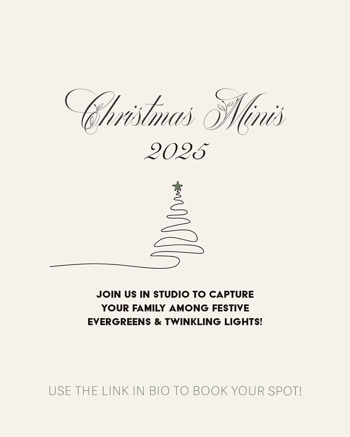 Our Family Christmas Mini Sessions are BACK &mdash; and they&rsquo;re filled with holiday magic! 🎄💫

📅 Sunday, November 9, 2025
📍 New Hamburg, ON

What&rsquo;s included:
&ndash; Up to 5 people
&ndash; 10 beautifully edited images
&ndash; $225 + H