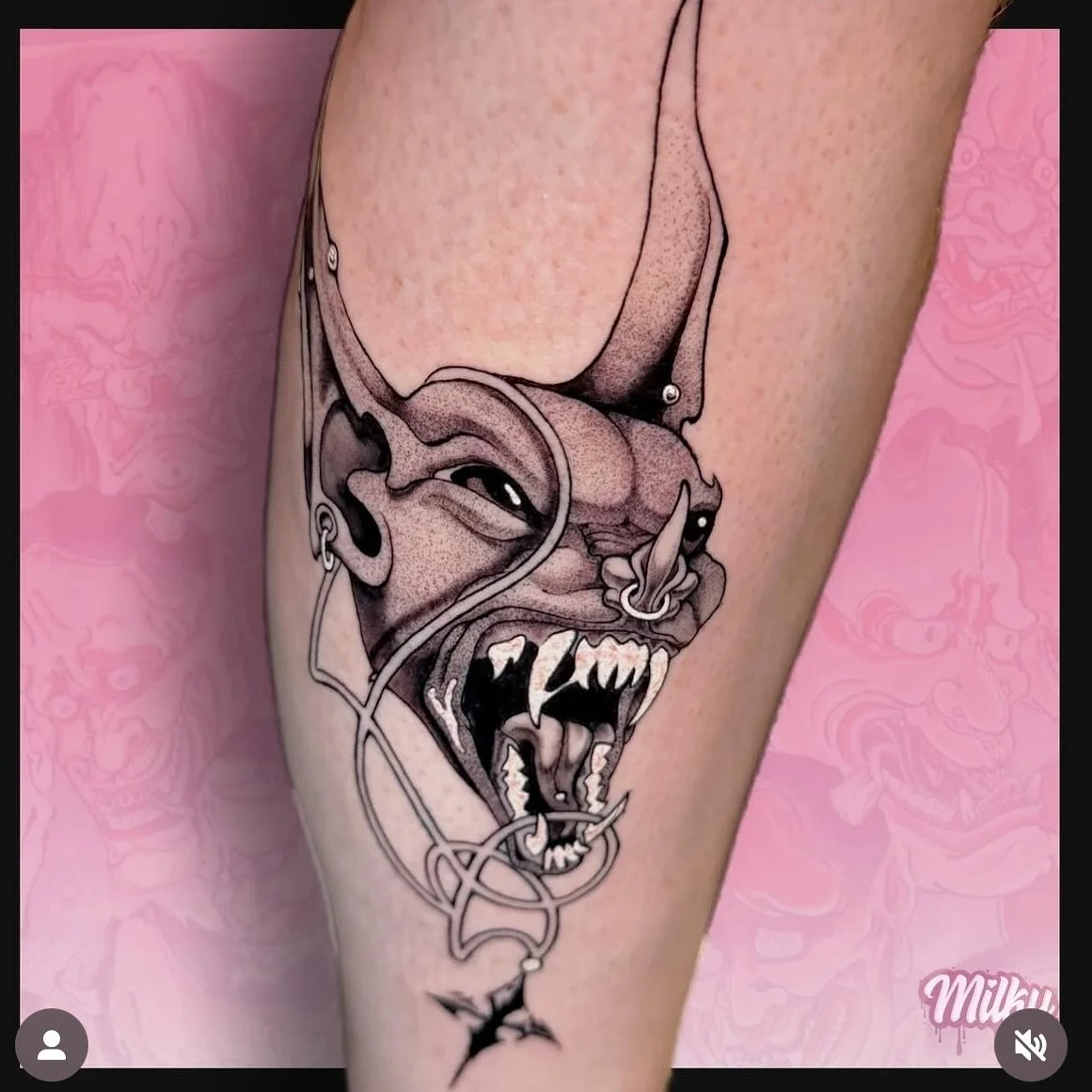 Freehand bat tattoo by @mvlks for Gemma 🦇💕

Follow the link in bio or DM to book 💌