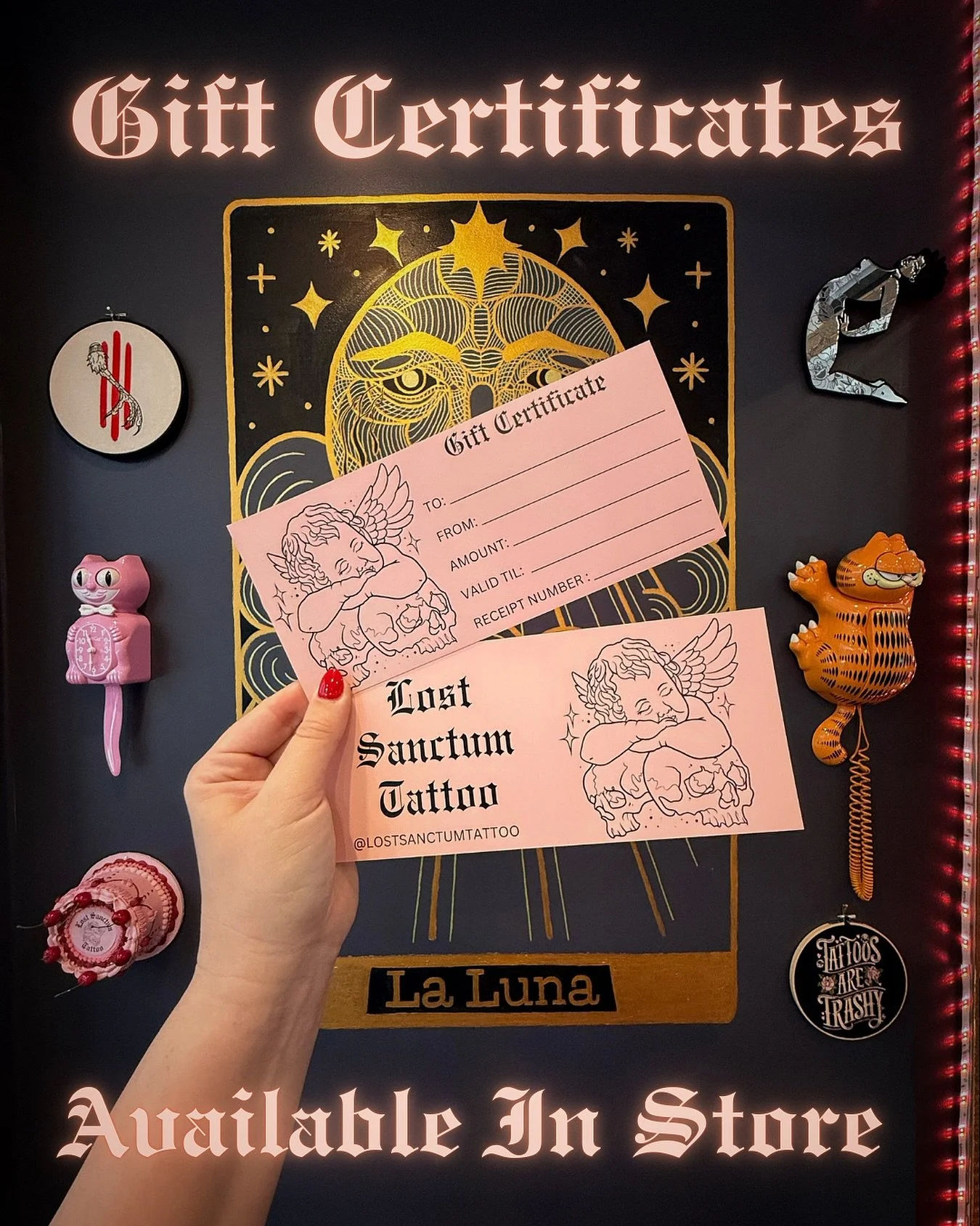 Gift Certificates, available in store! 🎁