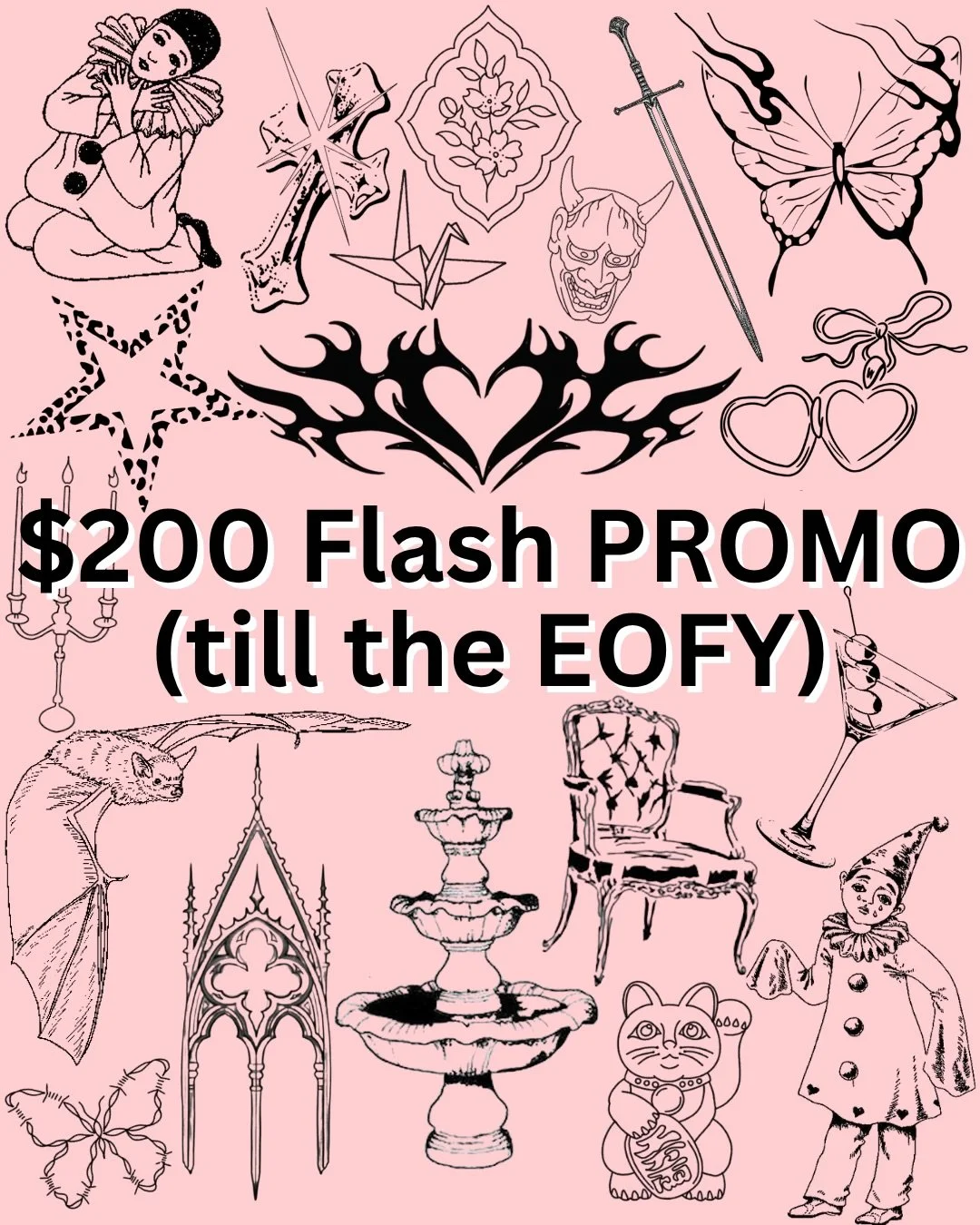 Spoiling you guys by bringing back some old flash to get your tatty fix till tax time!!!! 🖤
Palm size, arms and leg only - ALL ONLY $200!!!!! 
DM to book 💌