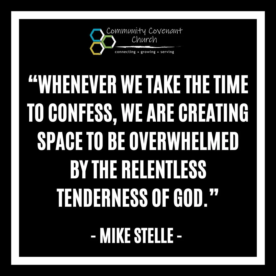 This last Sunday, Pastor Mike preached on how confession plays a crucial role in helping us experience the tenderness of God. 

Check out the full sermon on our youtube page (link is bio). 

#localchurch #sermonquote