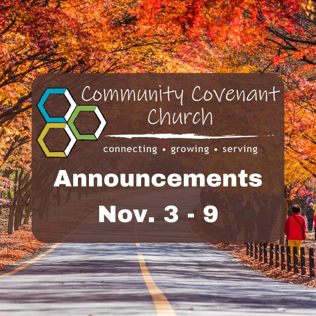 This Week at Community Covenant Church

MOD (Moms Off Duty) &ndash; Tomorrow!
Moms, you&rsquo;re invited to join us for a night of rest, laughter, and encouragement. Whether it&rsquo;s your first time or you come regularly, we&rsquo;d love to see you