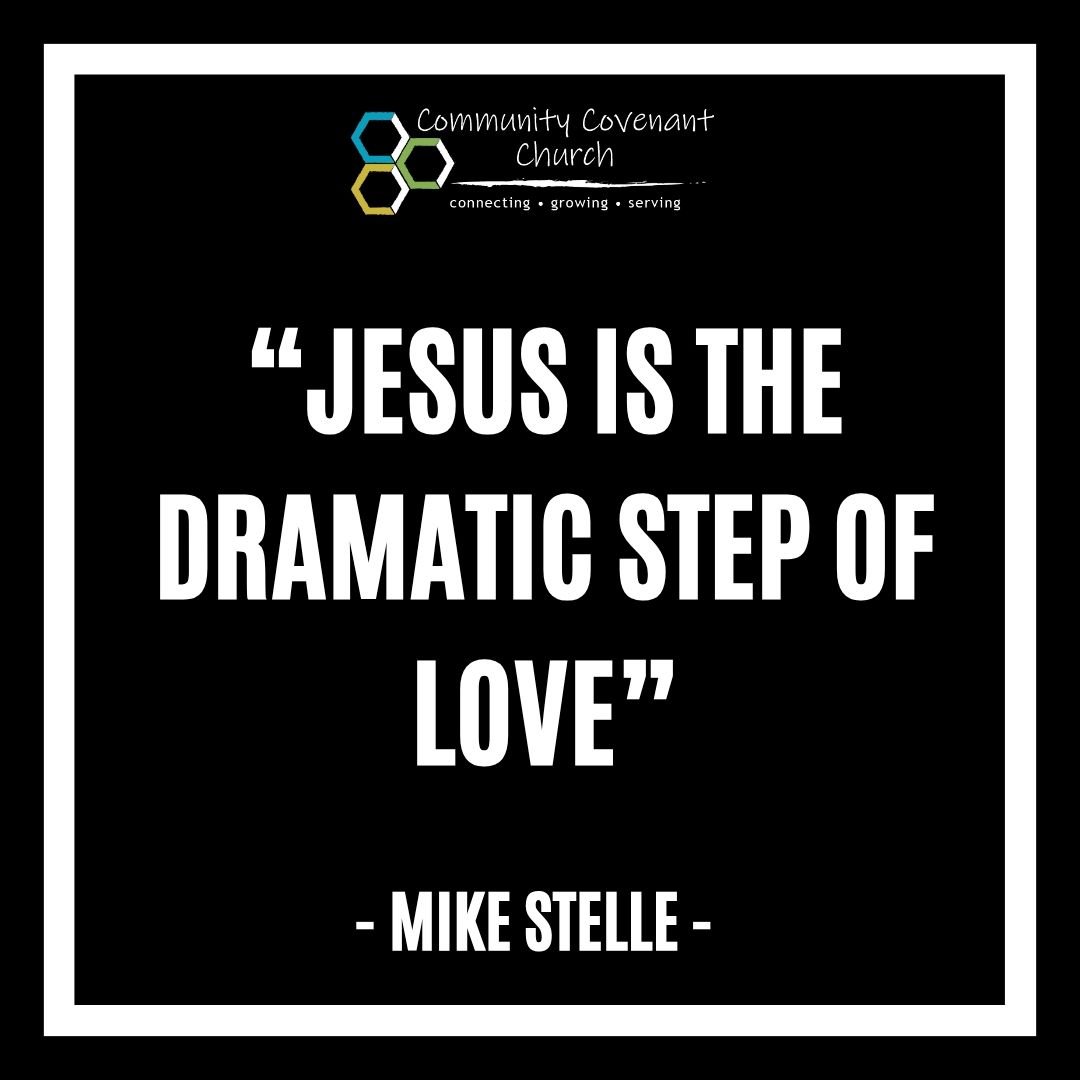 On Sunday, Pastor Mike reminded us that Jesus is the dramatic step of love that we must take. 

Catch the full sermon on our youtube page (link in bio). 

#sermonquote #localchurch