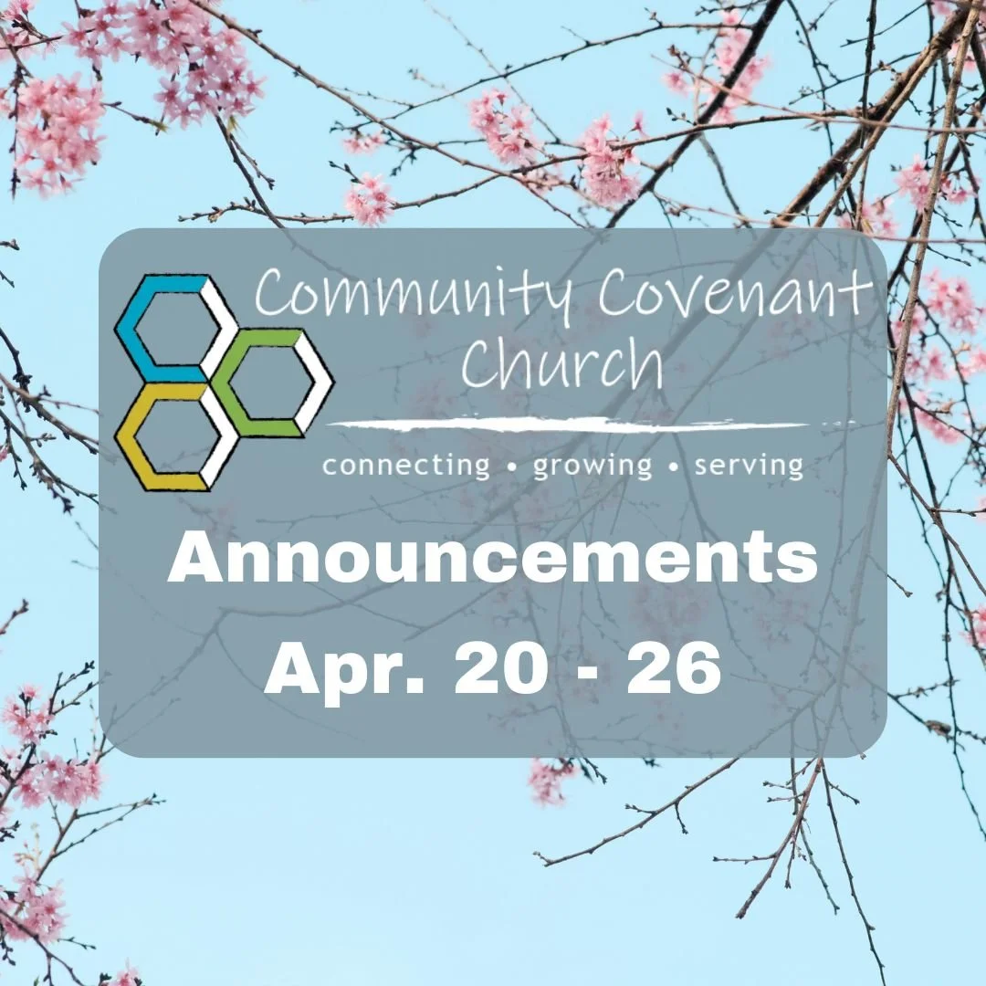 This Week at CCC

Cookies are still needed for our Cookie Outreach. Thank you to everyone who has already brought some! As a reminder, please make sure all cookies are peanut free as we care for those with allergies in our community.

Our Meal Train 