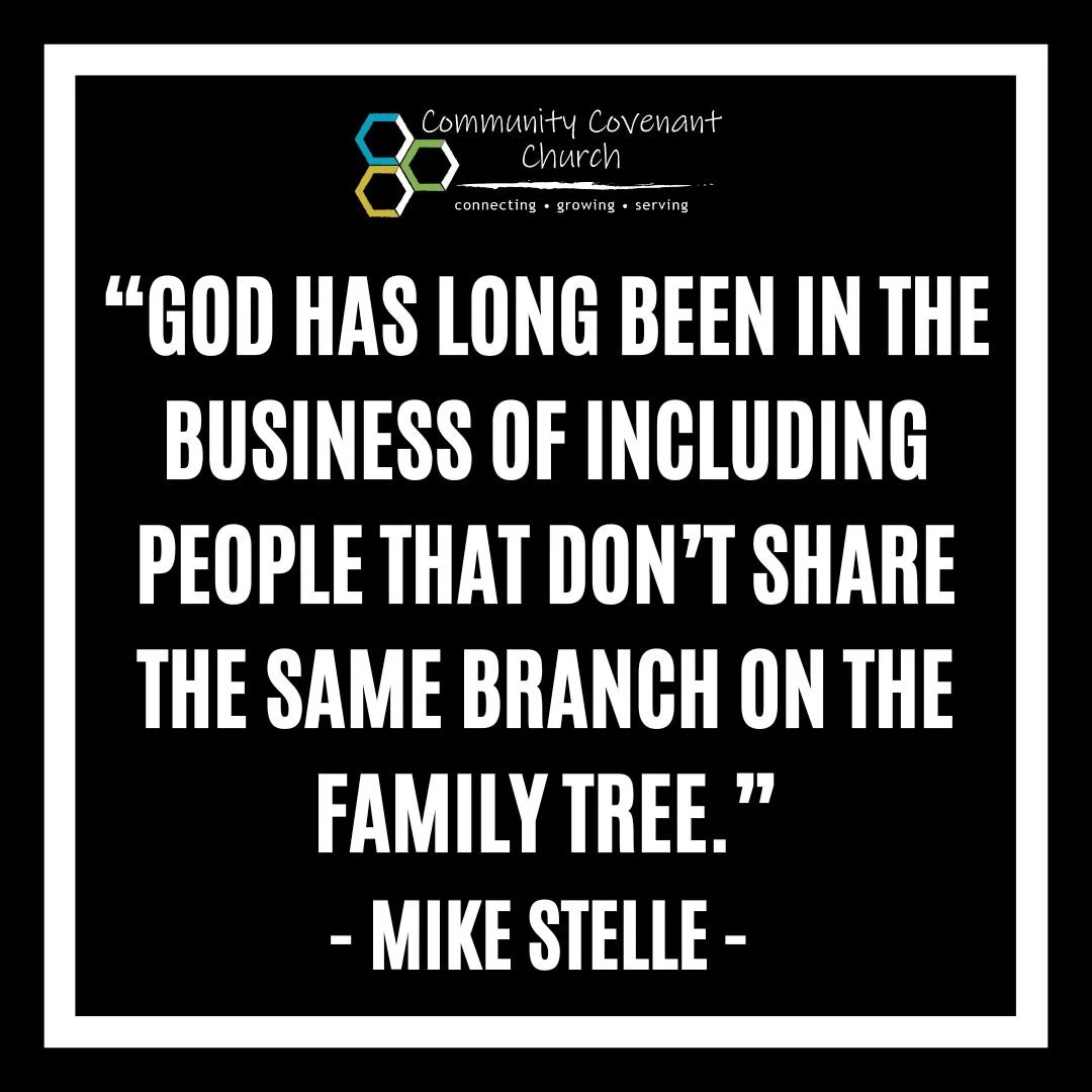 This last week, Pastor Mike preached the first of two parts on Romans 9-11, and he highlighted the point that God's plan to include the nations of the world in the grand rescue plan is not contradictory to the gospel, but consistent with God's charac