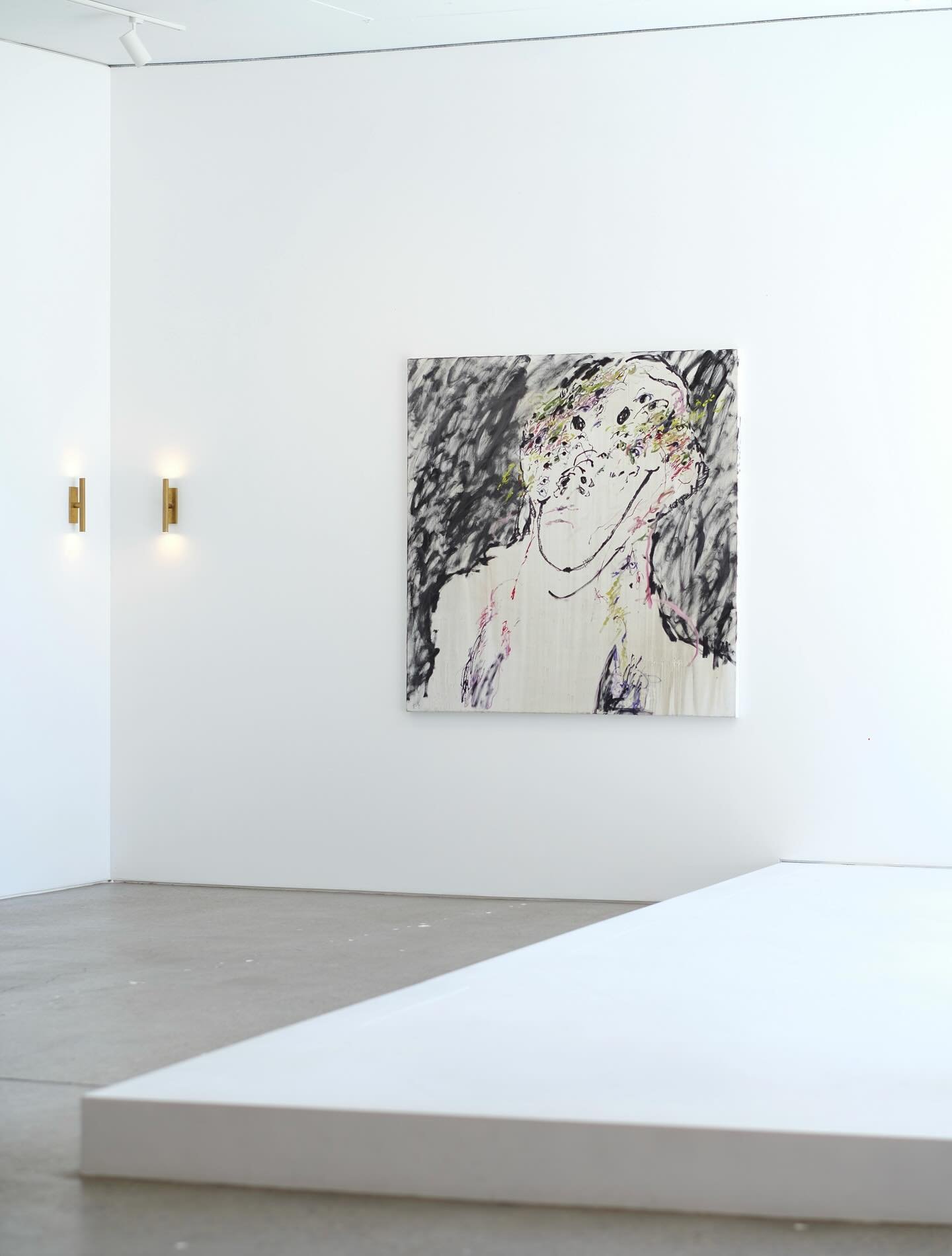 Installation View
Venn Miles, &lsquo;Listen to the Voices But Don&rsquo;t Look Them in the Eye&rsquo; 

Currently on view
152cm x 152cm 
Oil on Linen