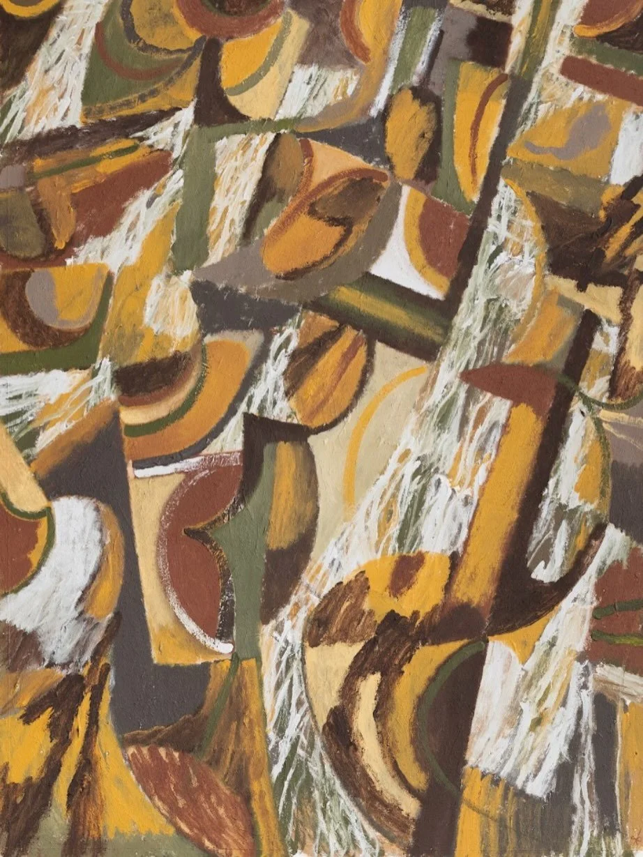 Works currently on view by represented Artist Joshua de Gruchy. 

Joshua de Gruchy (b. 1999) is an early-career artist from Western Australia. Choosing an alternative to formal fine arts education, de Gruchy travelled east in search of a new place to