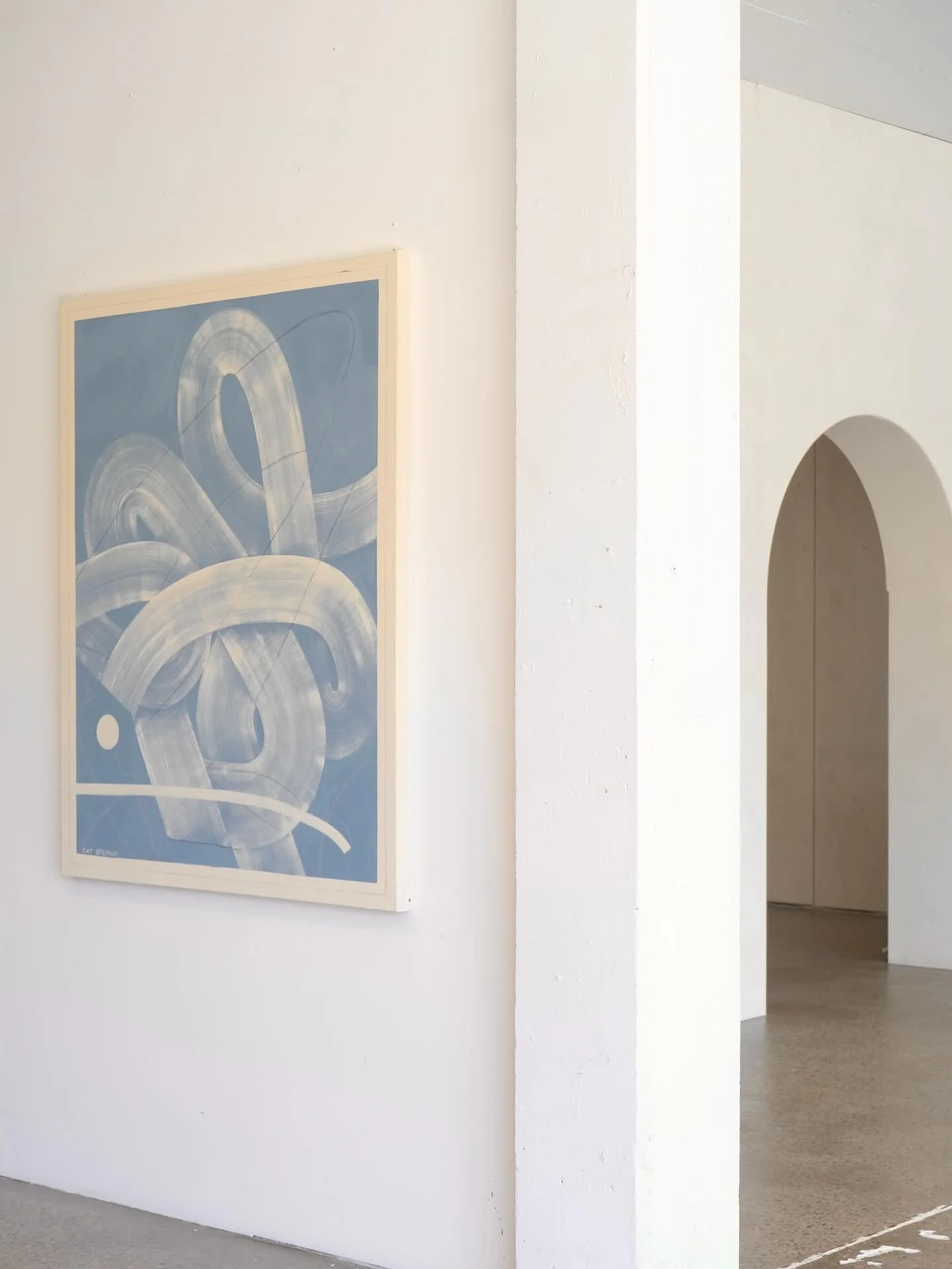 Cat Spilman - &lsquo;Meet Me Here&rsquo; 

Cat Spilman is a London-based American contemporary artist working primarily with house paint, crayons and oil pastels. She received a BFA with honors at the School of Visual Arts in Manhattan before working