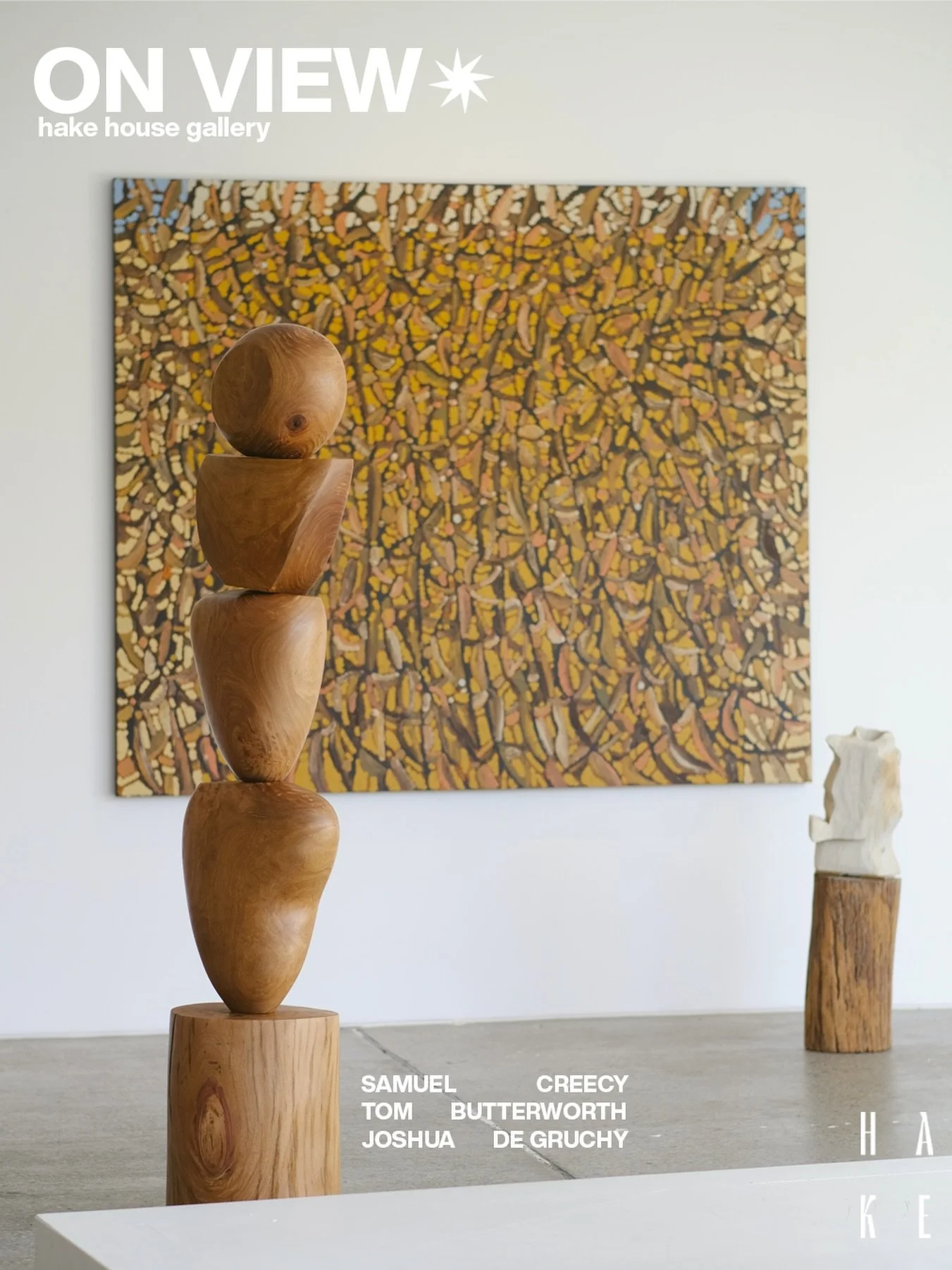 Currently on view at the gallery is a curated presentation of works from across our artist stable. 

Open for just one week, the exhibition offers a moment to experience a selection of works by the artists we proudly represent before the gallery tran