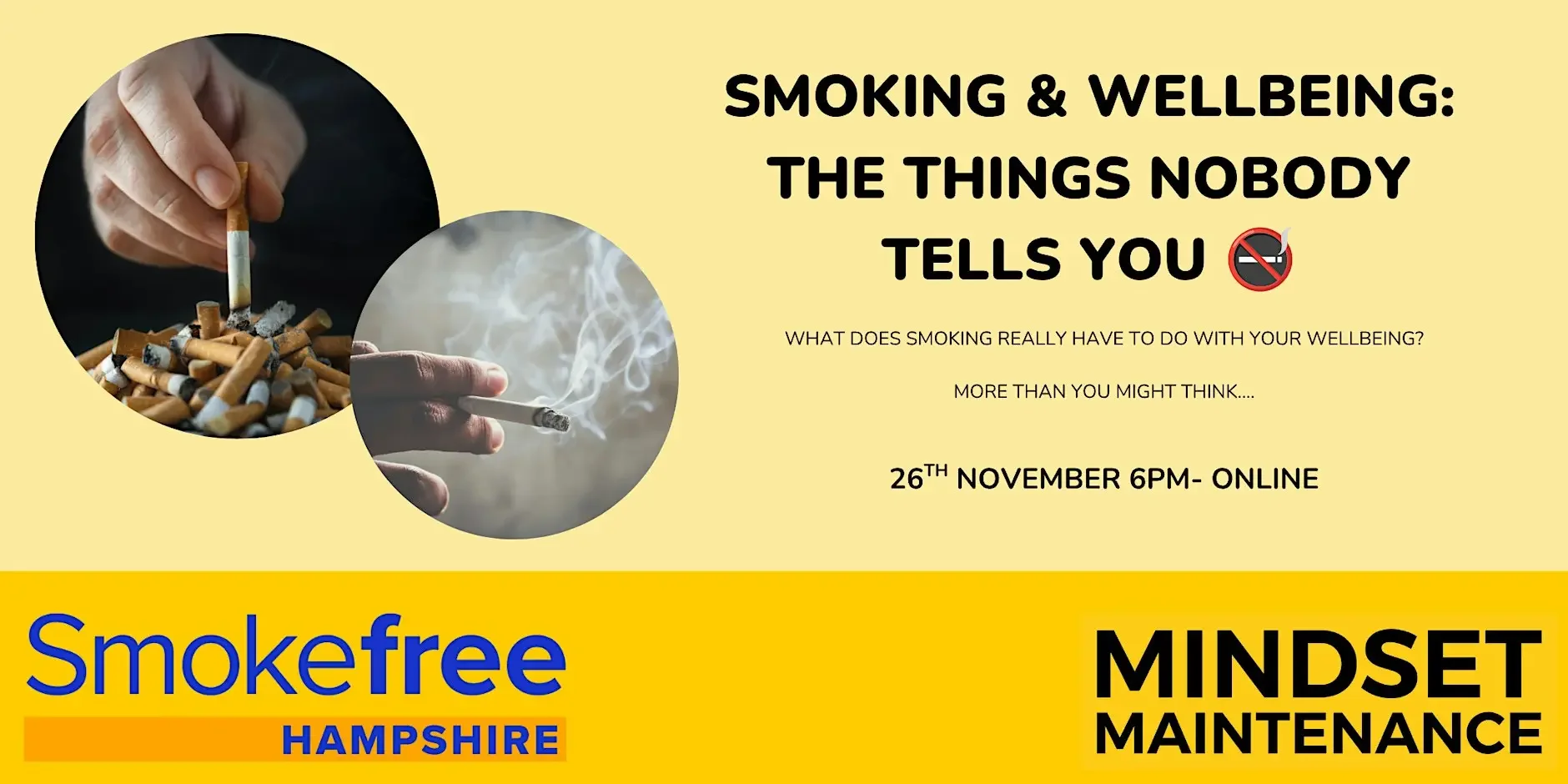 Smoking &amp; Wellbeing: The Things Nobody Tells You