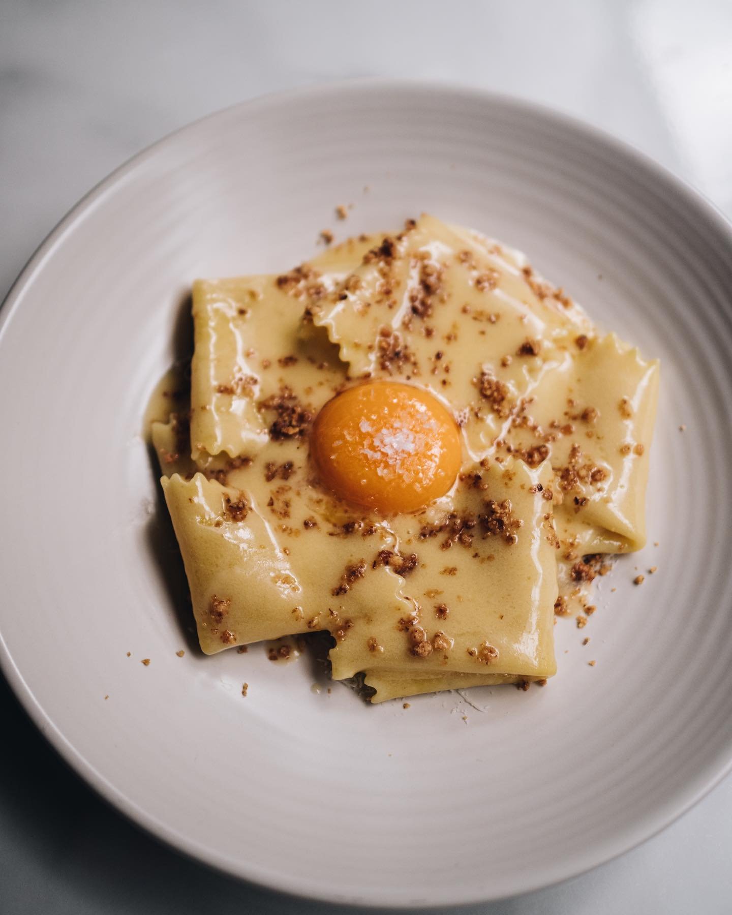 1, 2 or 3 Which is your favourite? 👇🏼

1. Silk Handkerchiefs with confit egg yolk and walnut butter
2. Spicy Pork &amp; Nduja Mafalde 
3. Bucatini caciao e pepe

📍Available at all three locations.