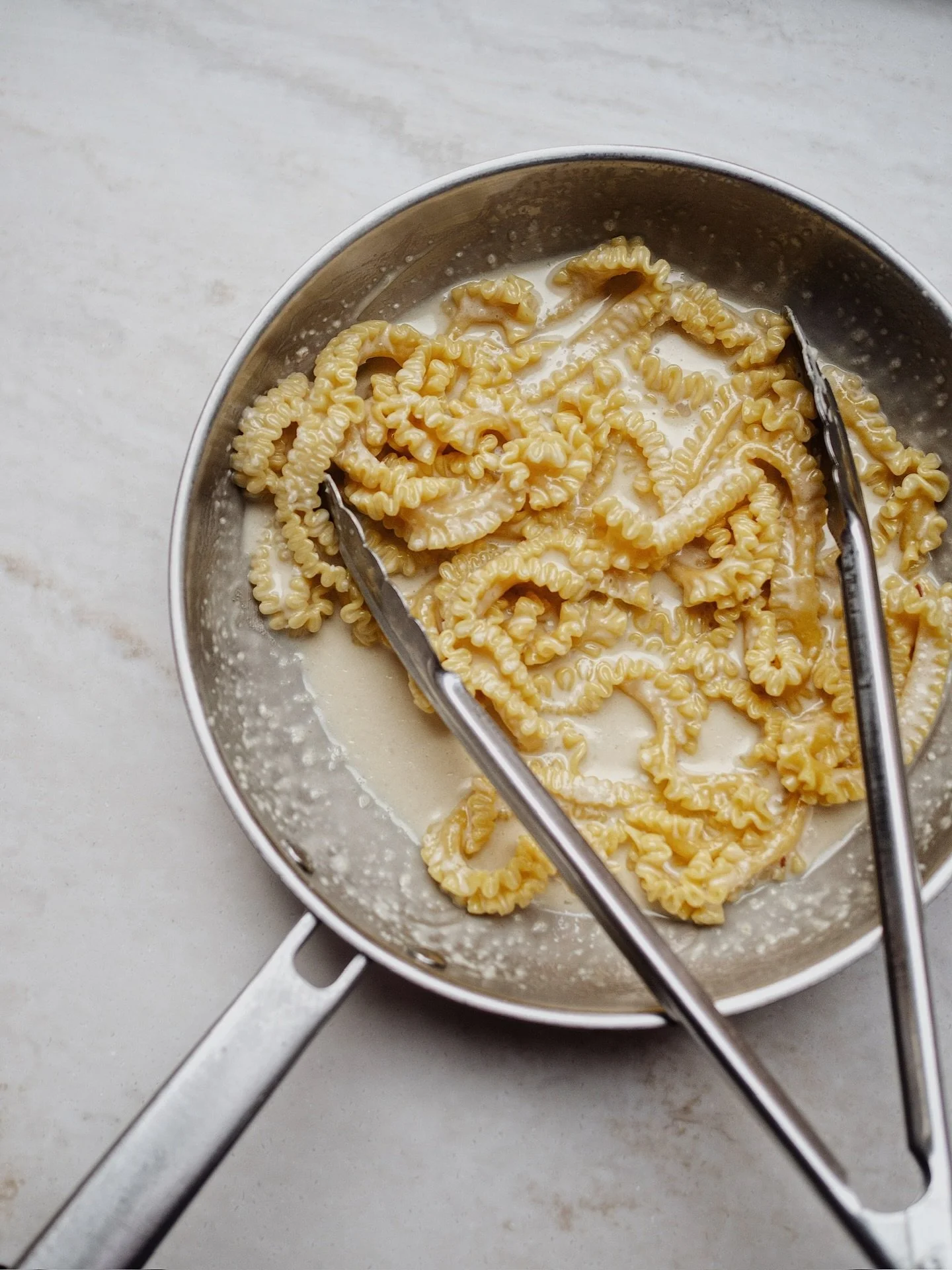 Mafaldes&rsquo; distinct ruffled edges pair perfectly with rich, creamy sauces. Featured on our current menu - Anchovy cream, jalape&ntilde;o, martini olive &amp; Mafalde

📍On the menu at all Bancone
restaurants