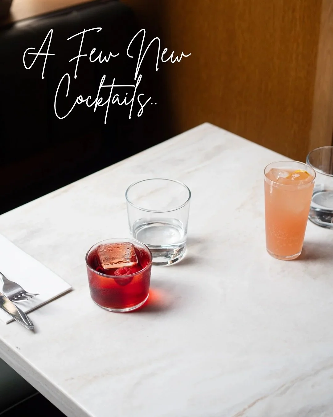 6 new cocktails have landed. Here&rsquo;s a few to whet your appetite - Which one are you trying first?