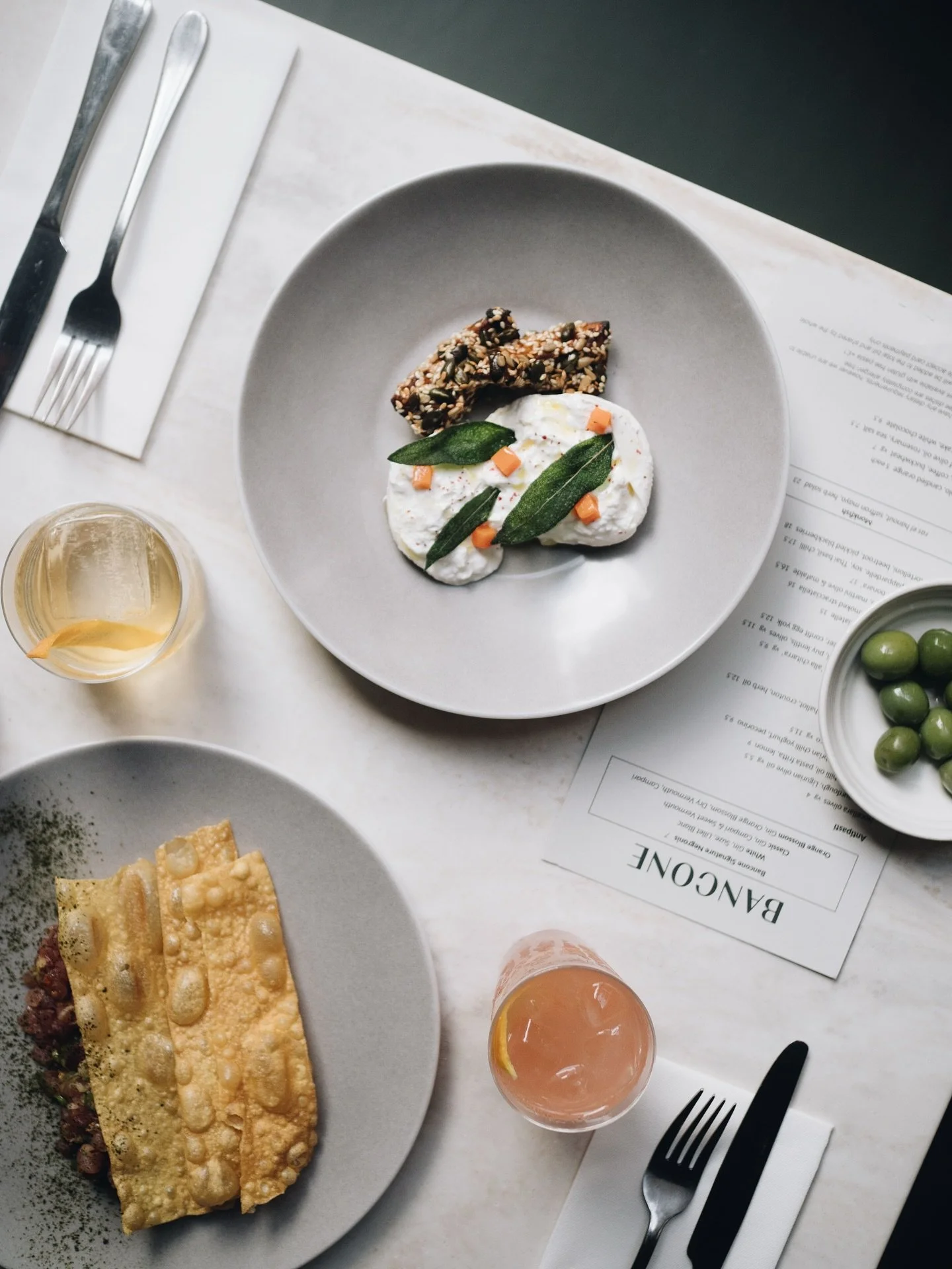 NEW ANTIPASTI 
Burrata, Delica pumpkin, garam masala, toasted seeds