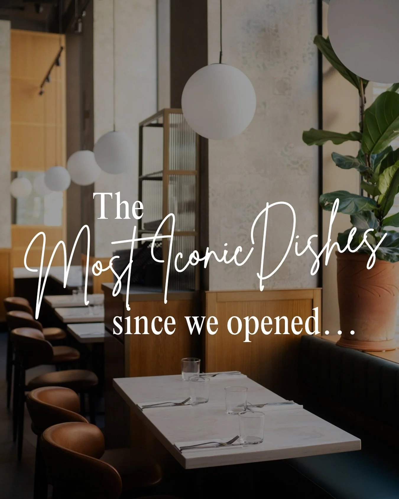 Over the next 5 days we&rsquo;re counting down &lsquo;The Most Iconic Dishes at Bancone&rsquo; - The ones that built us over the years. Already know what #1 is? 
Stay tuned&hellip;