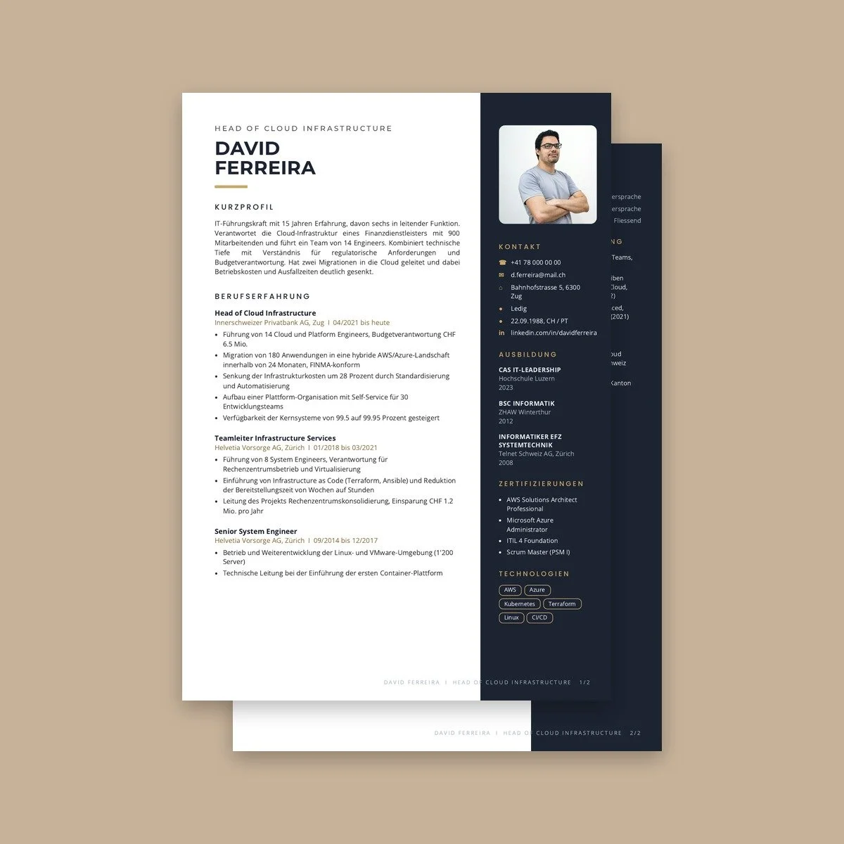 Full Application / Komplettbewerbung