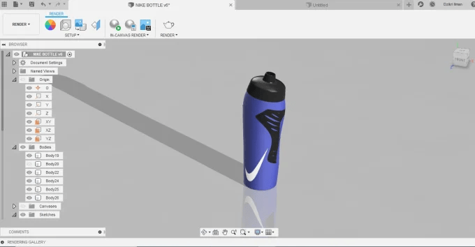 Design de produit conçu sur Fusion 360
