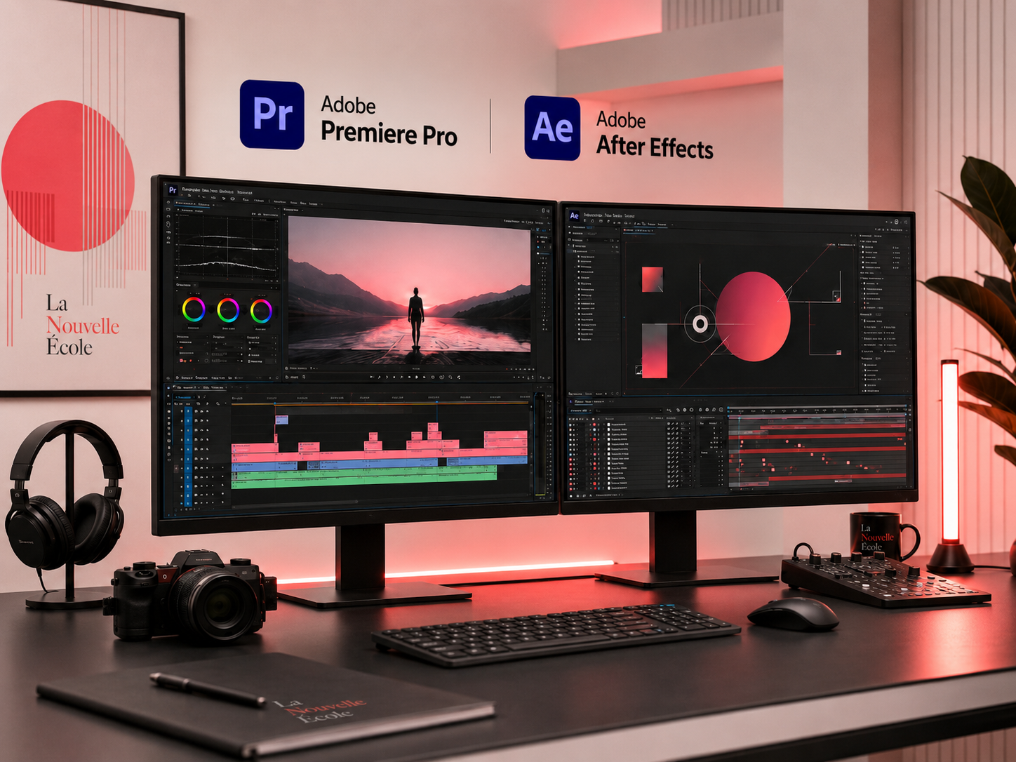 Formation Adobe Premiere Pro et After Effects : montage vidéo, motion design, timeline et animation 2D