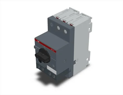 Disjoncteur électrique gris avec interrupteur noir