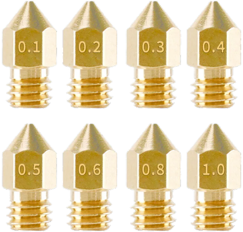 Buses MK8 Pour Imprimante 3D,5 Pièces,filetage M6,pour Filament 1.75mm