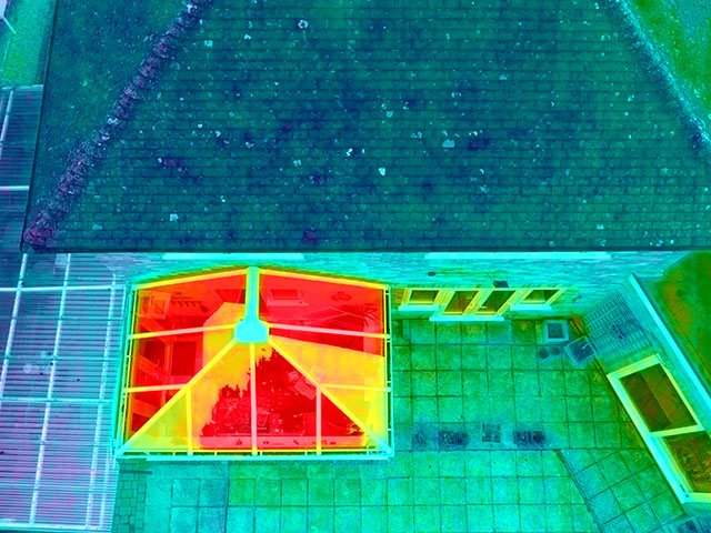 Thermographie avec drone