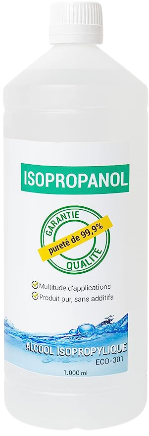 Alcool isopropylique 99,9% pour le nettoyage 1.000ml Belgium