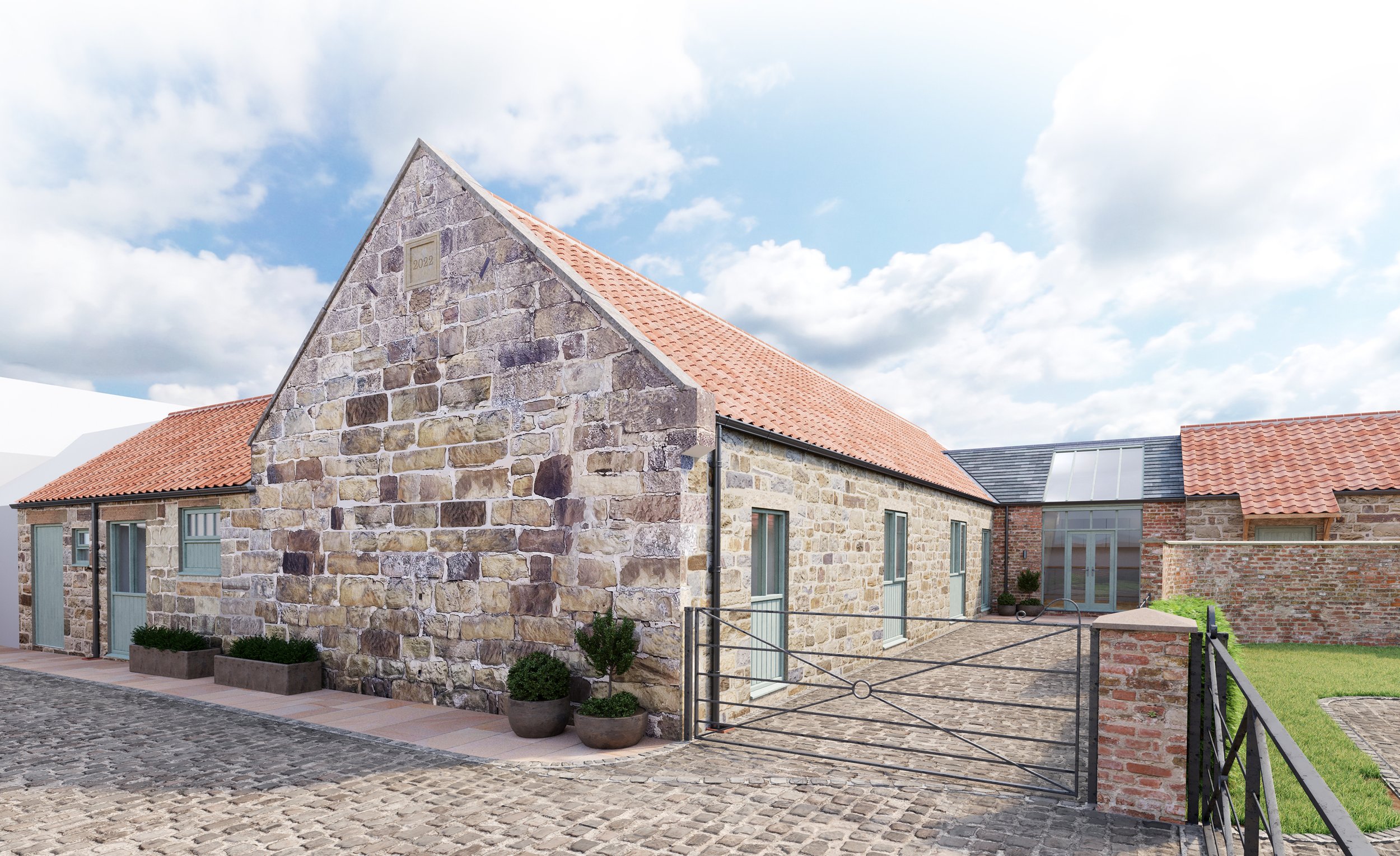 The Stables and Farm Cottage, Barn Conversion and New-Build Dwelling, Ingleby Greenhow