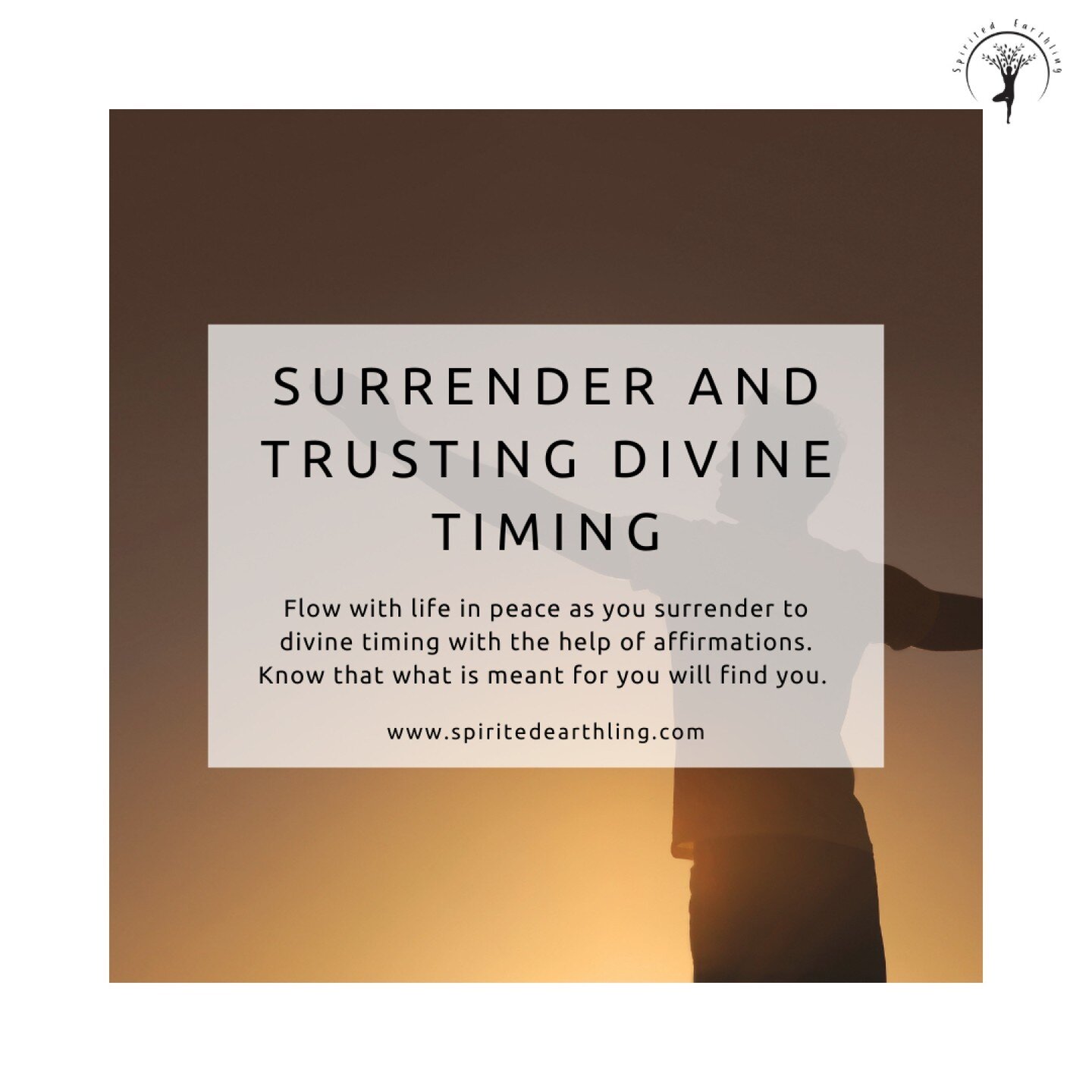 When we surrender to divine timing, we let go of our attachment to specific outcomes and trust that everything will unfold as it should. This doesn't mean that we sit back and do nothing, but rather we take inspired action and trust that our efforts 