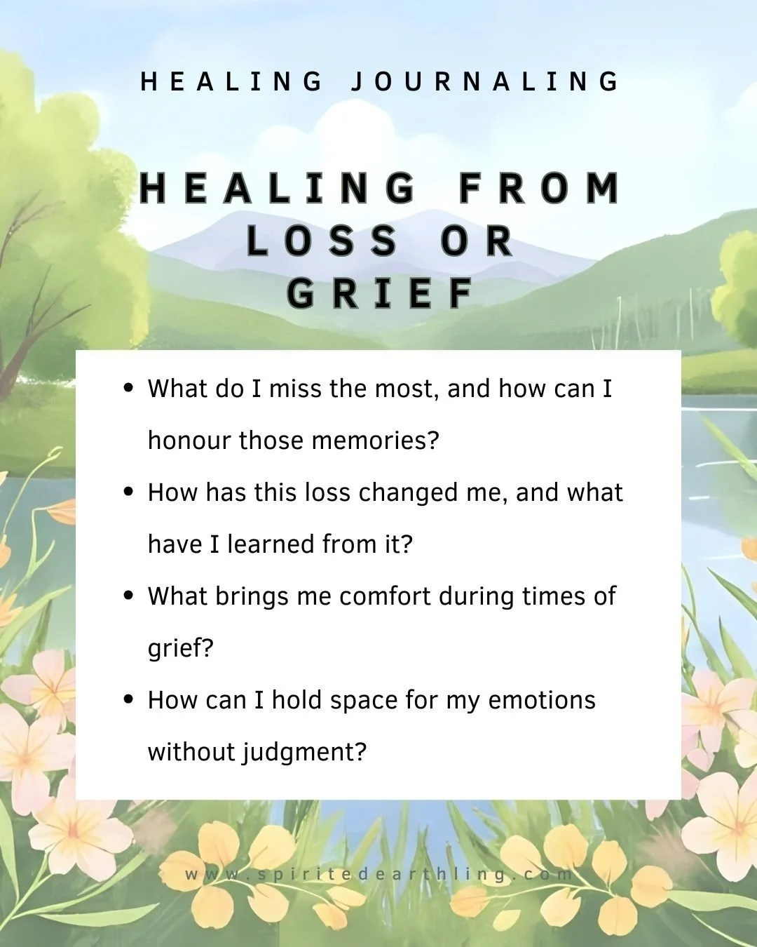These journal prompts for healing can help you explore and express your emotions around healing from relationships, places, past decisions, the way people treat you, guilt and shame, loss or grief, and physical injury.

Read Support Your Healing Jour